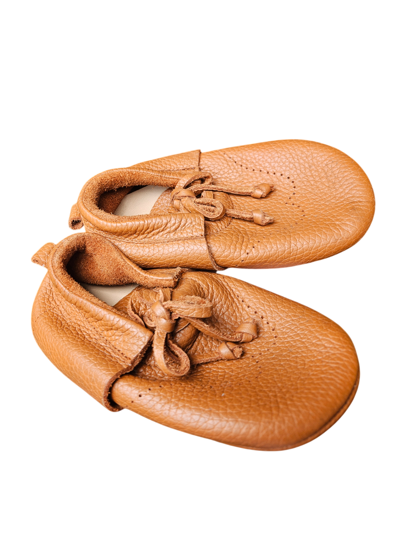 Luca leather moccasins Tagged 6, equivalent to 18-24m