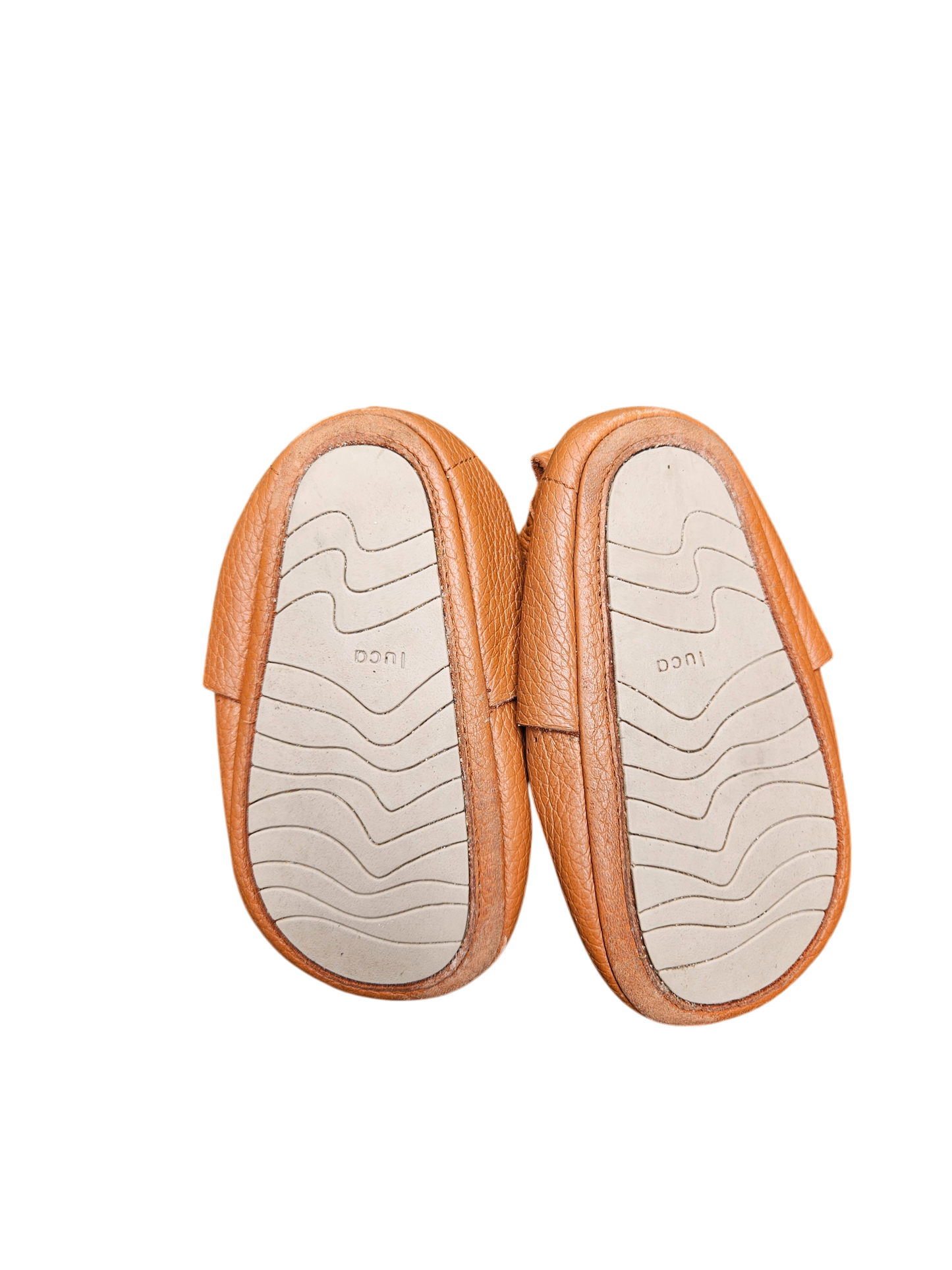 Luca leather moccasins Tagged 6, equivalent to 18-24m