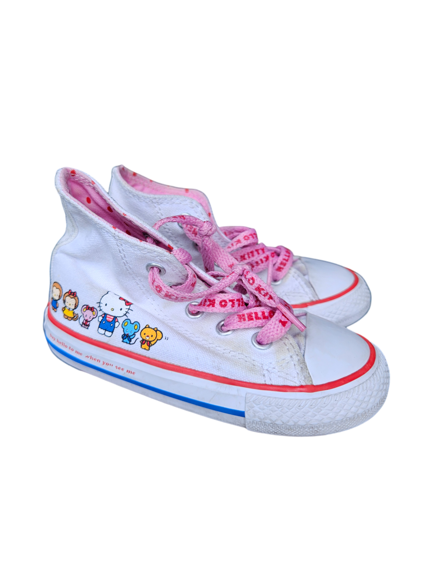 Converse All Star Hello Kitty high tops US 7