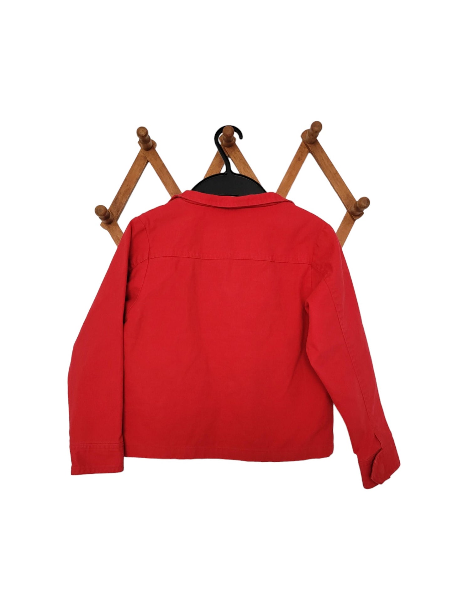 Red spring jacket, lightly lined Size 4 NWT