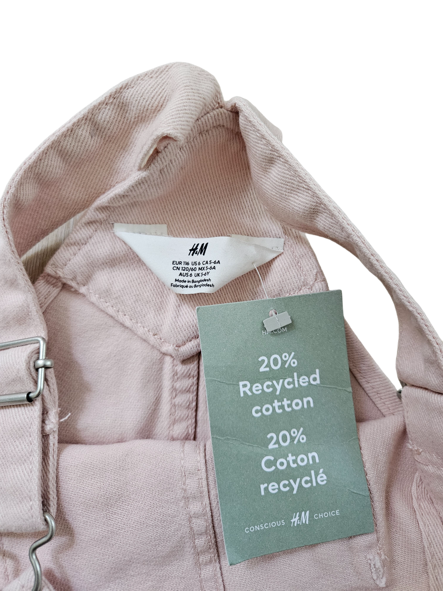 H&M pale pink skirtall Size 5-6 NWT