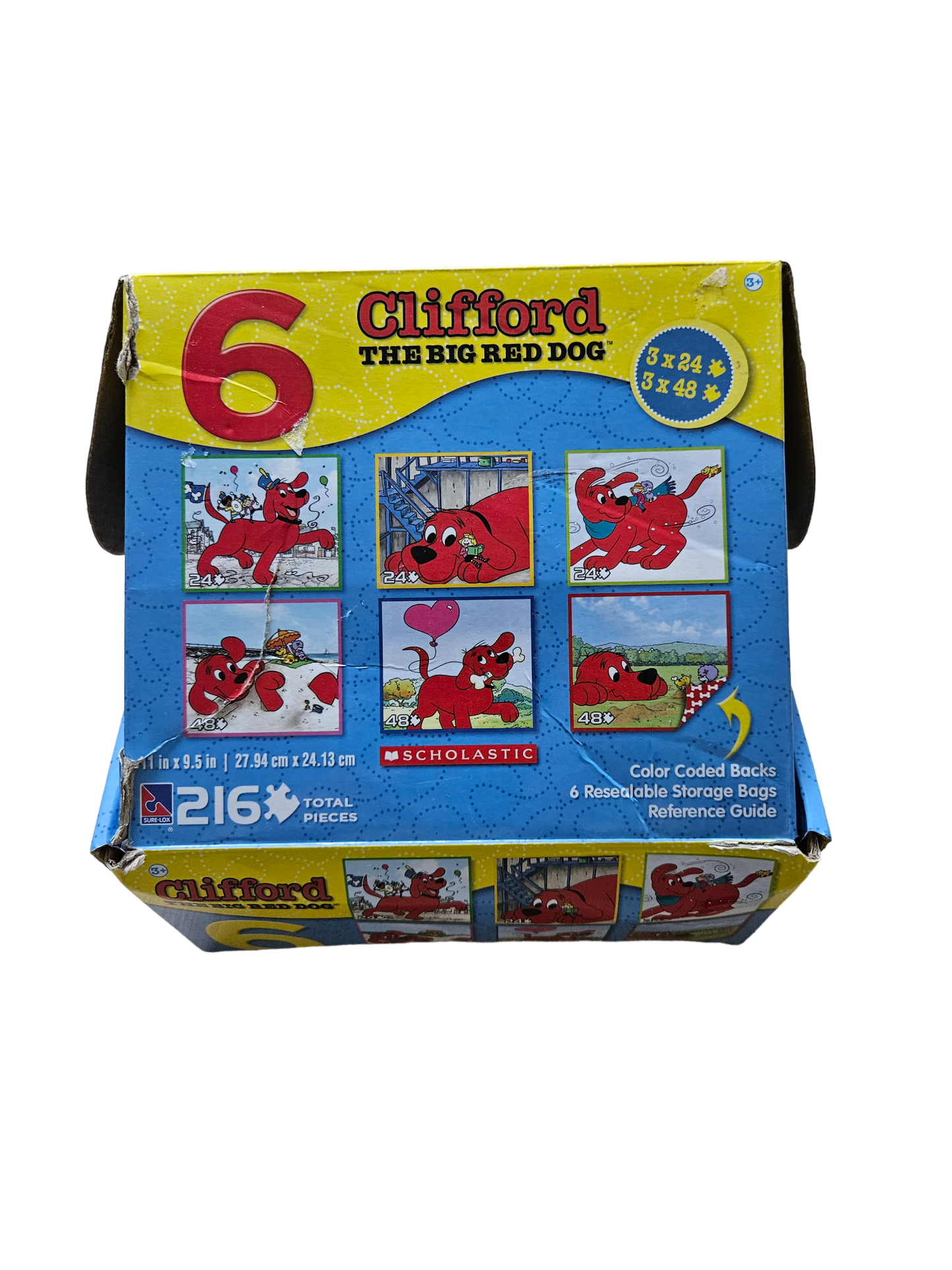 Clifford the big red dog Set of 6 puzzles