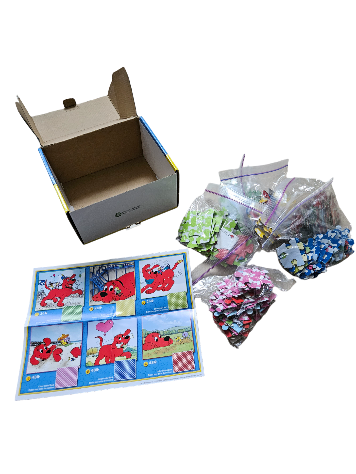 Clifford the big red dog Set of 6 puzzles