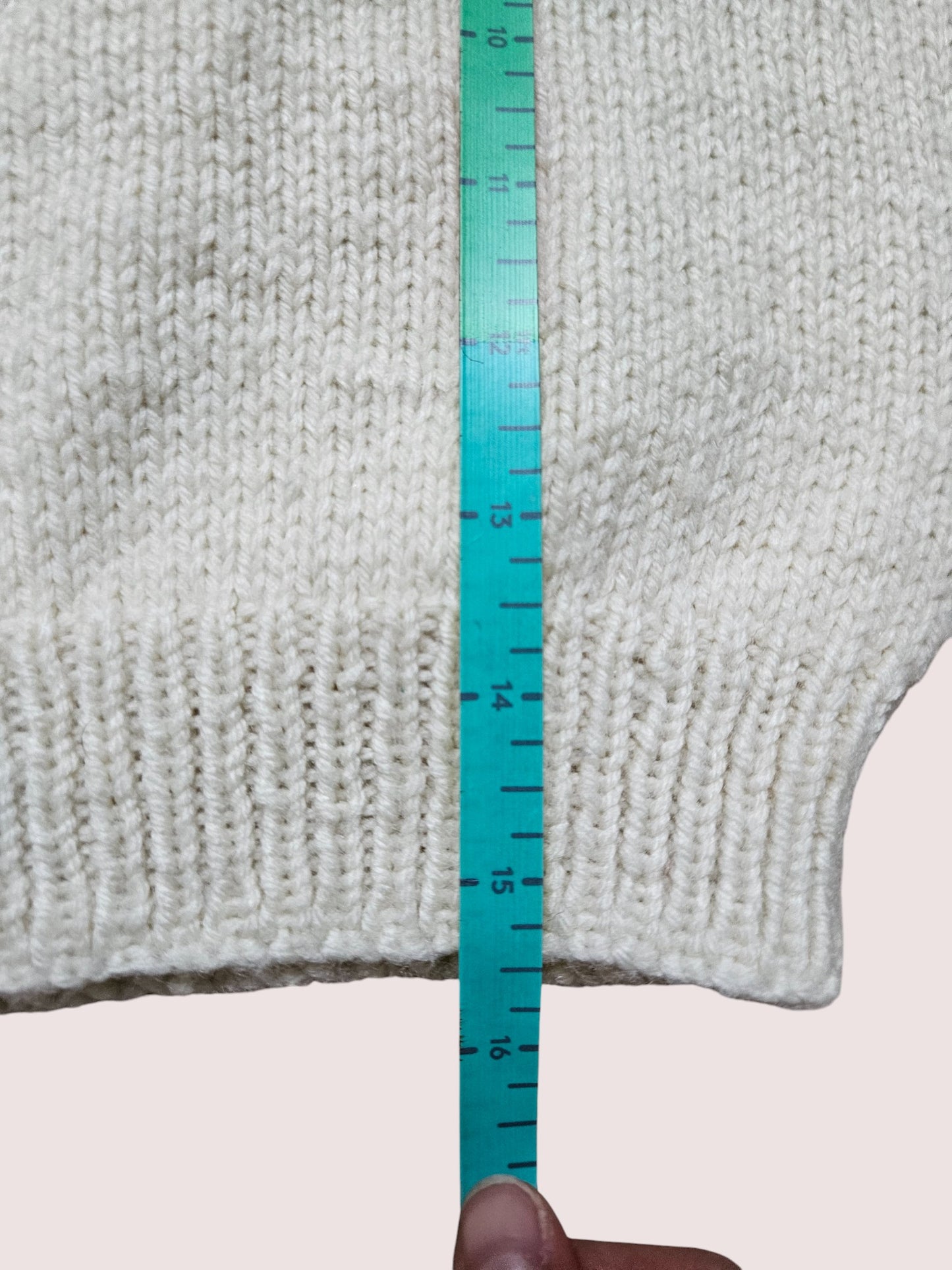 Handknit fair isle elephant sweater approx 3-5Y