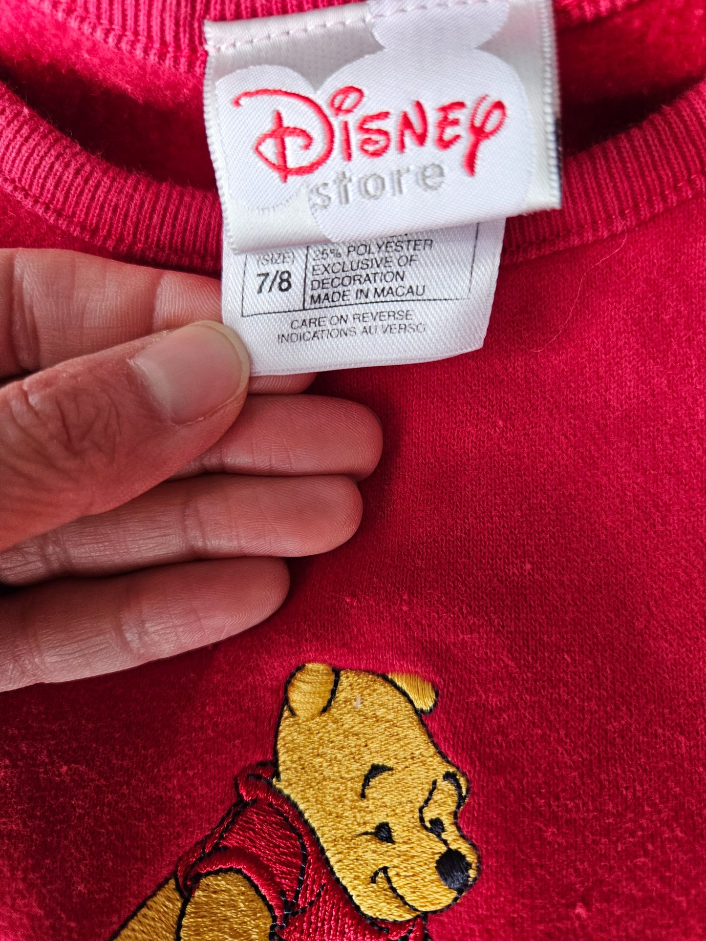 Disney Winnie the Pooh sweater 7-8y