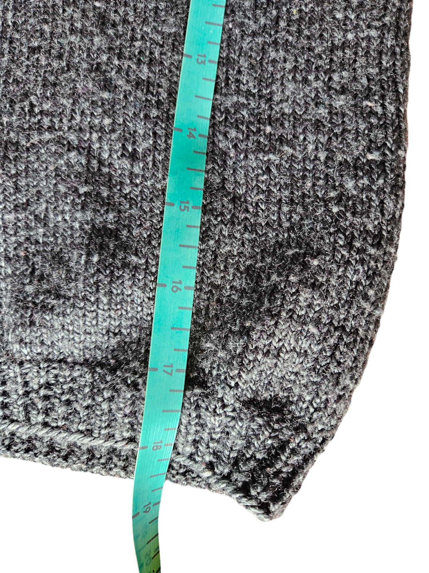 Handknit grey sweater vest approx 4-7y