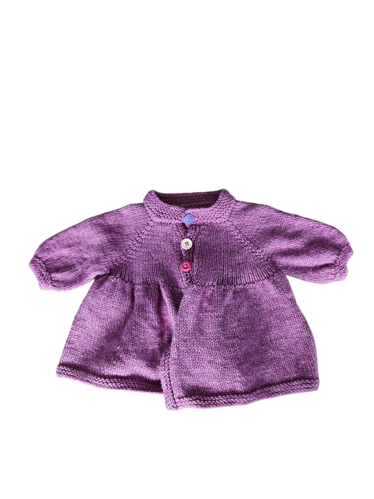 Purple knit cardigan 12-18m