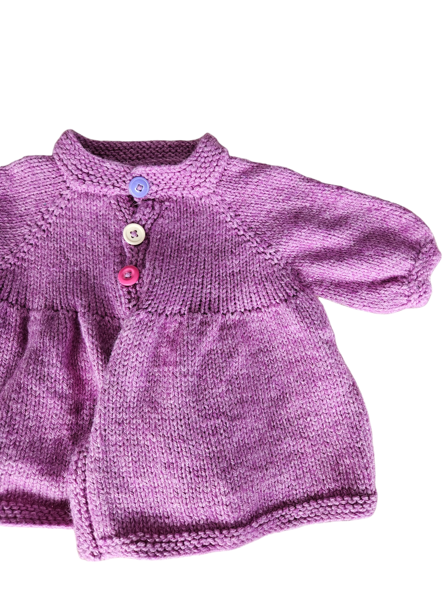Purple knit cardigan 12-18m