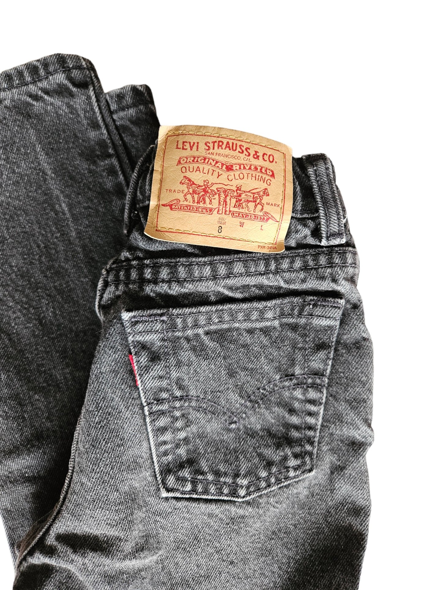 Vintage Levis black jeans Size 8y