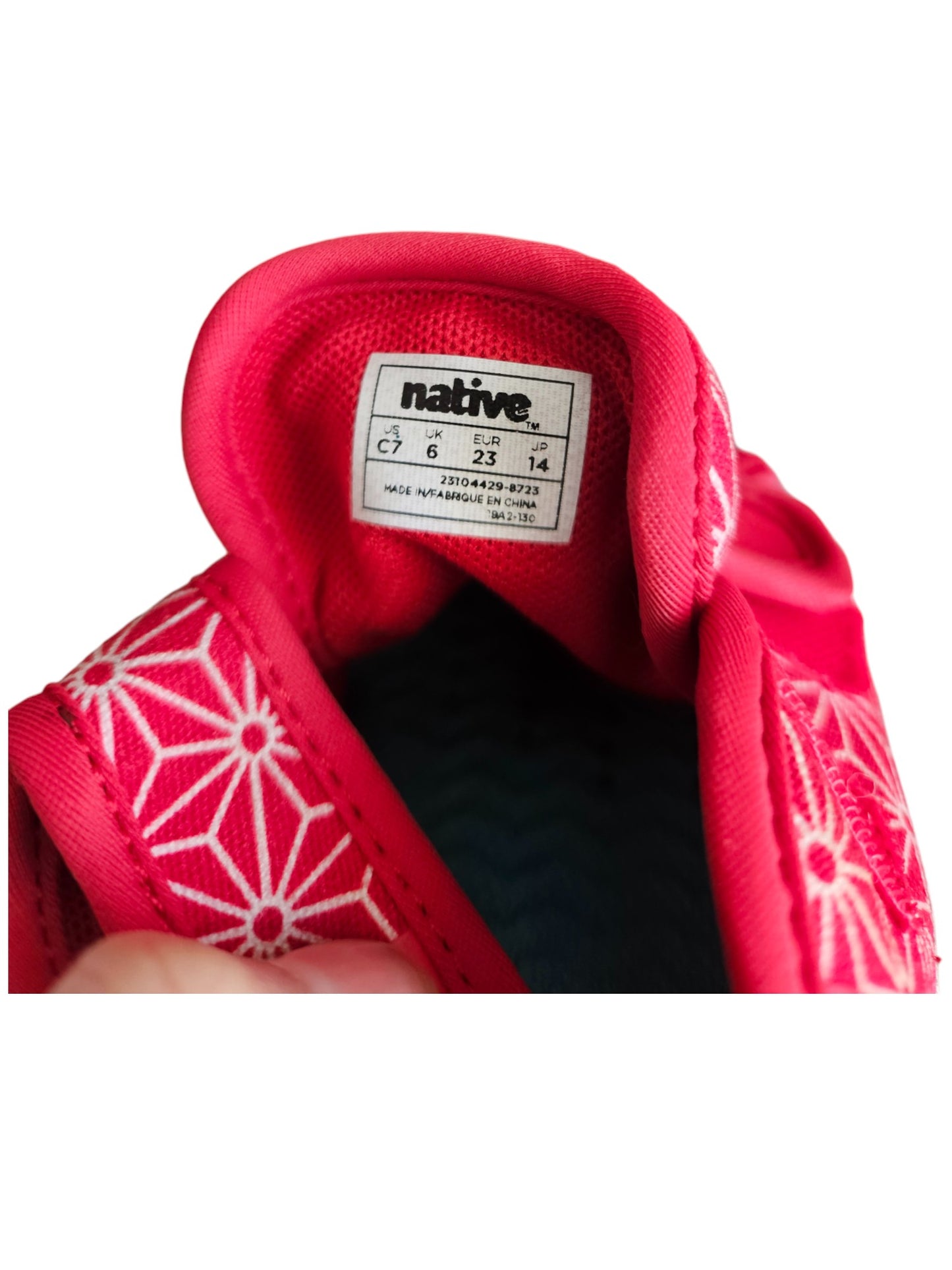 Native velcro sneakers US7C