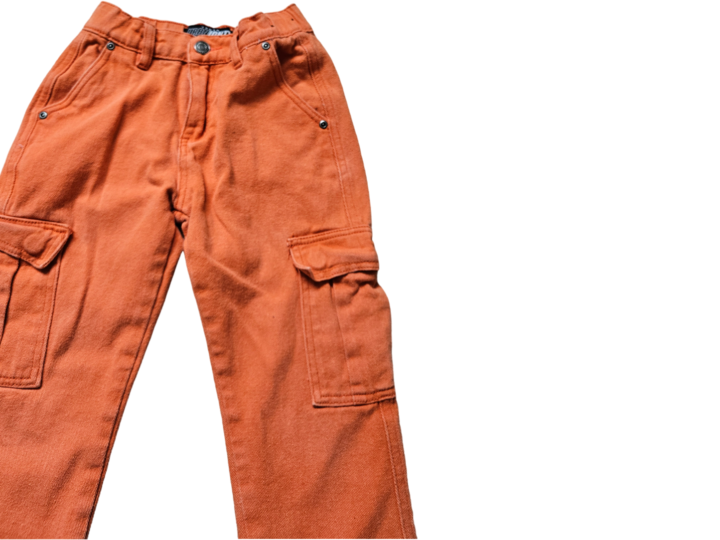 Modern orange cargo jeans Size 8Y