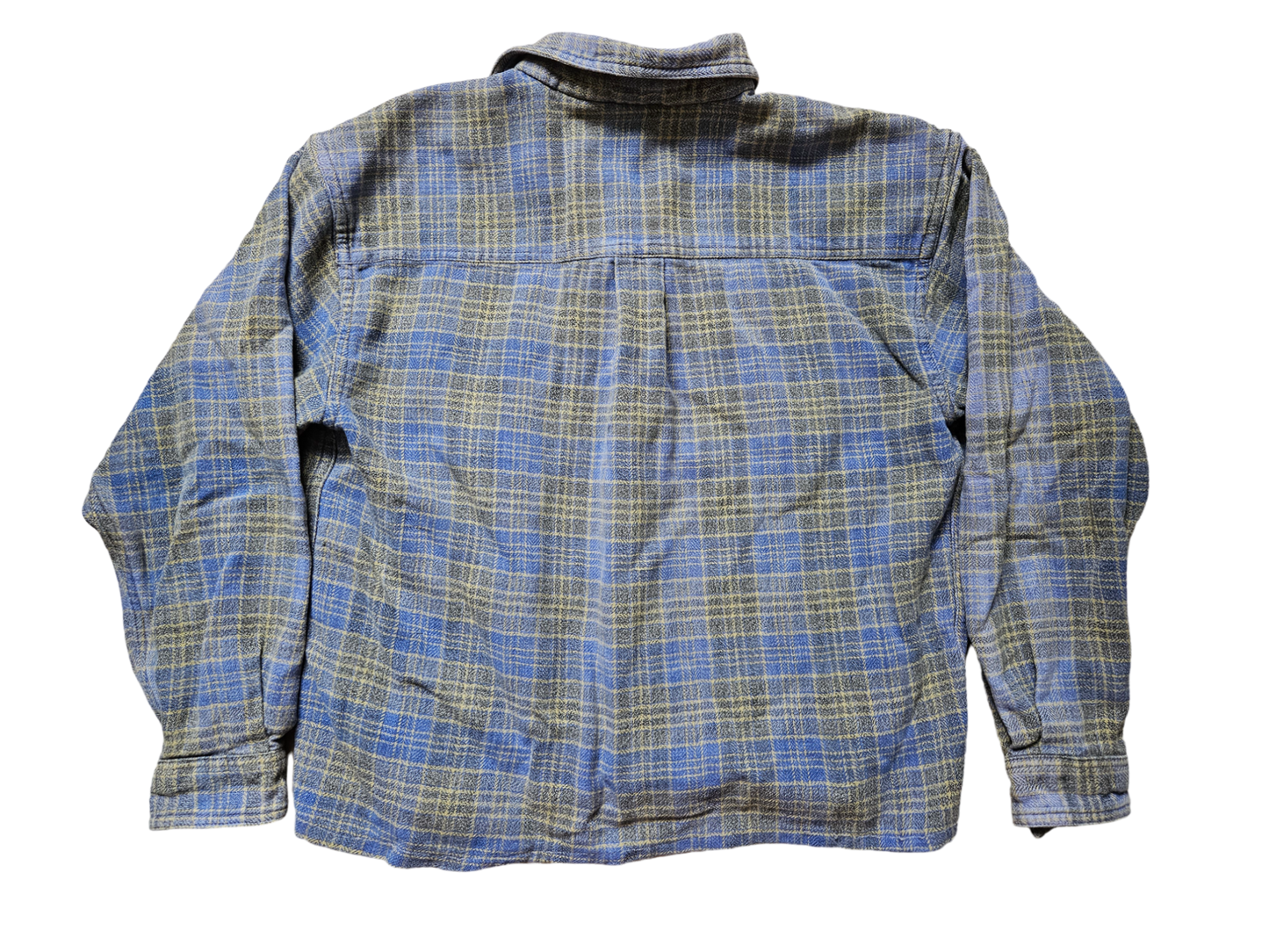 Vintage Northern Getaway flannel button up long sleeve Youth L