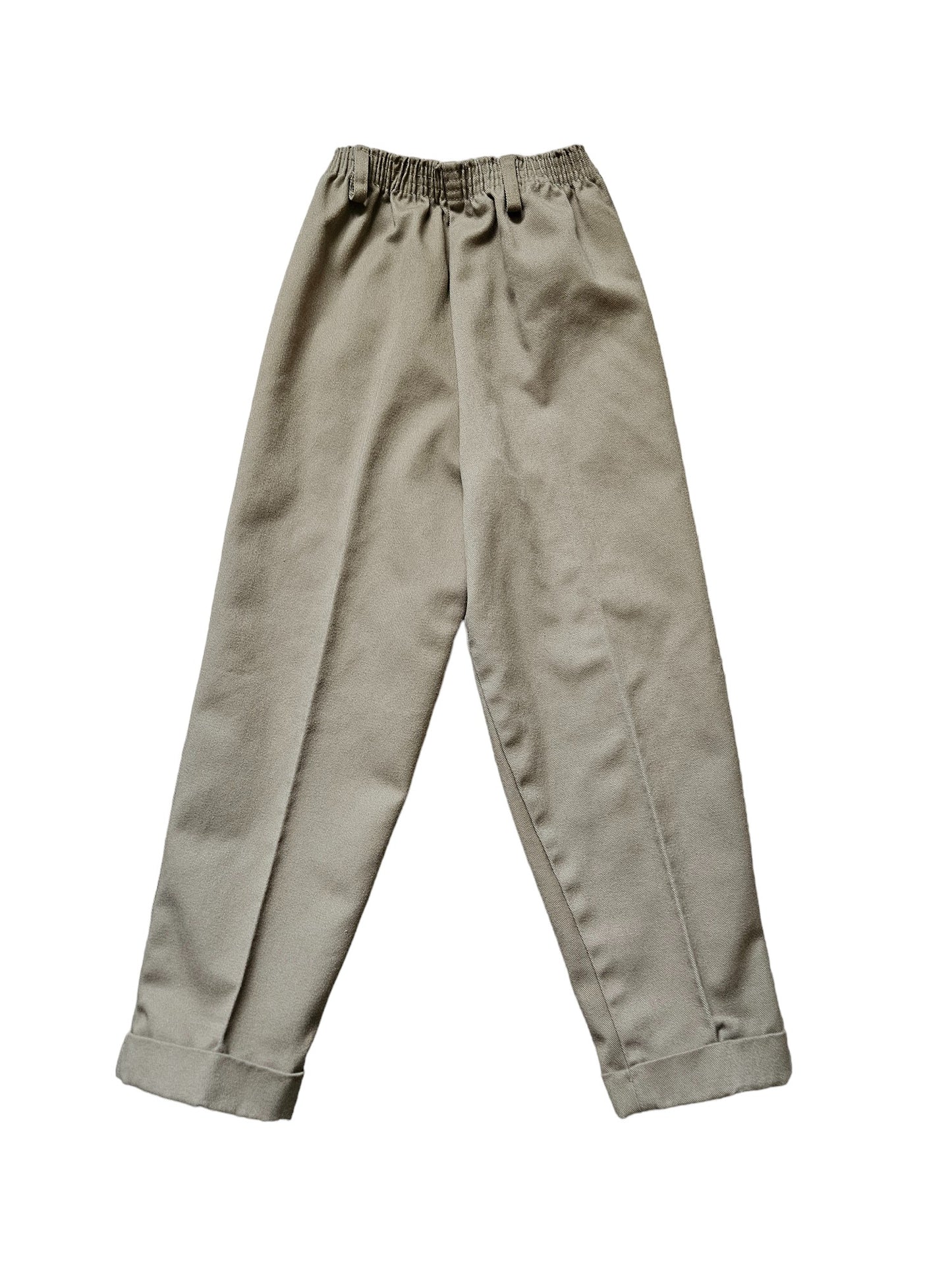 Vintage pleated khaki trousers 5T