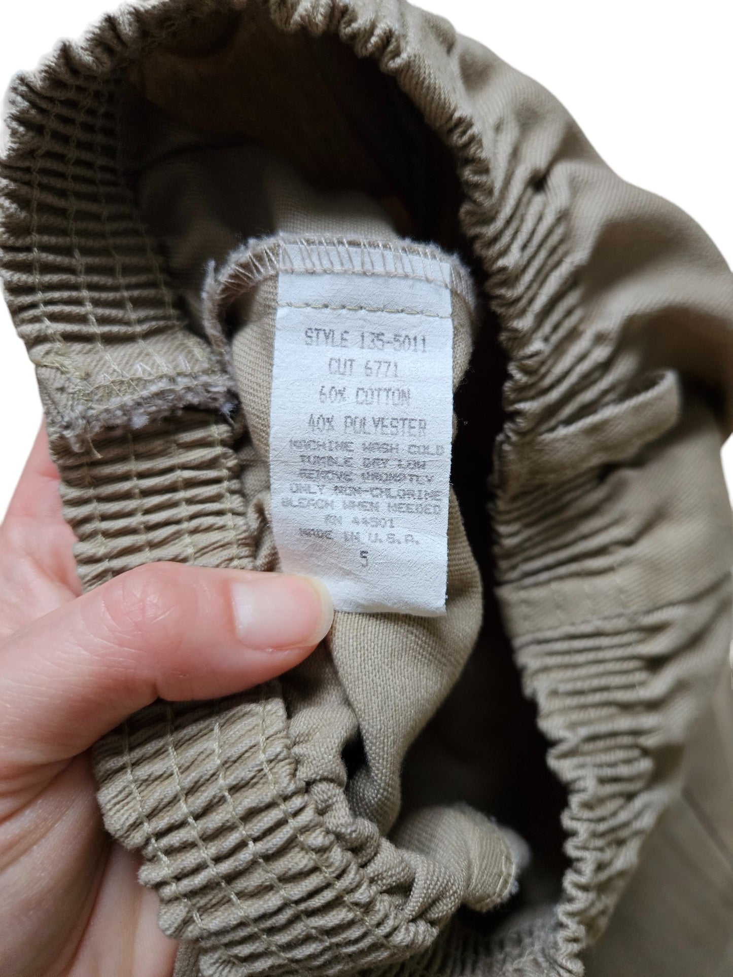 Vintage pleated khaki trousers 5T
