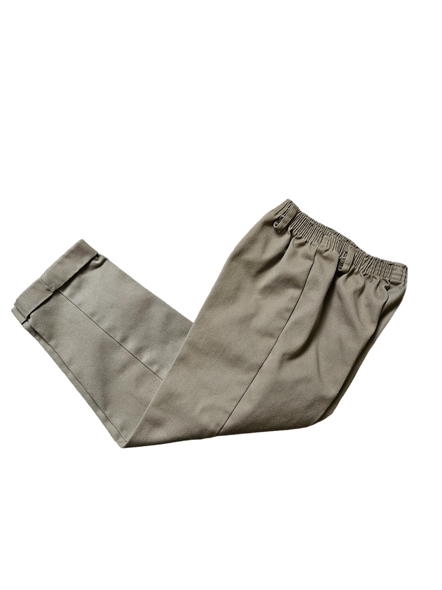 Vintage pleated khaki trousers 5T