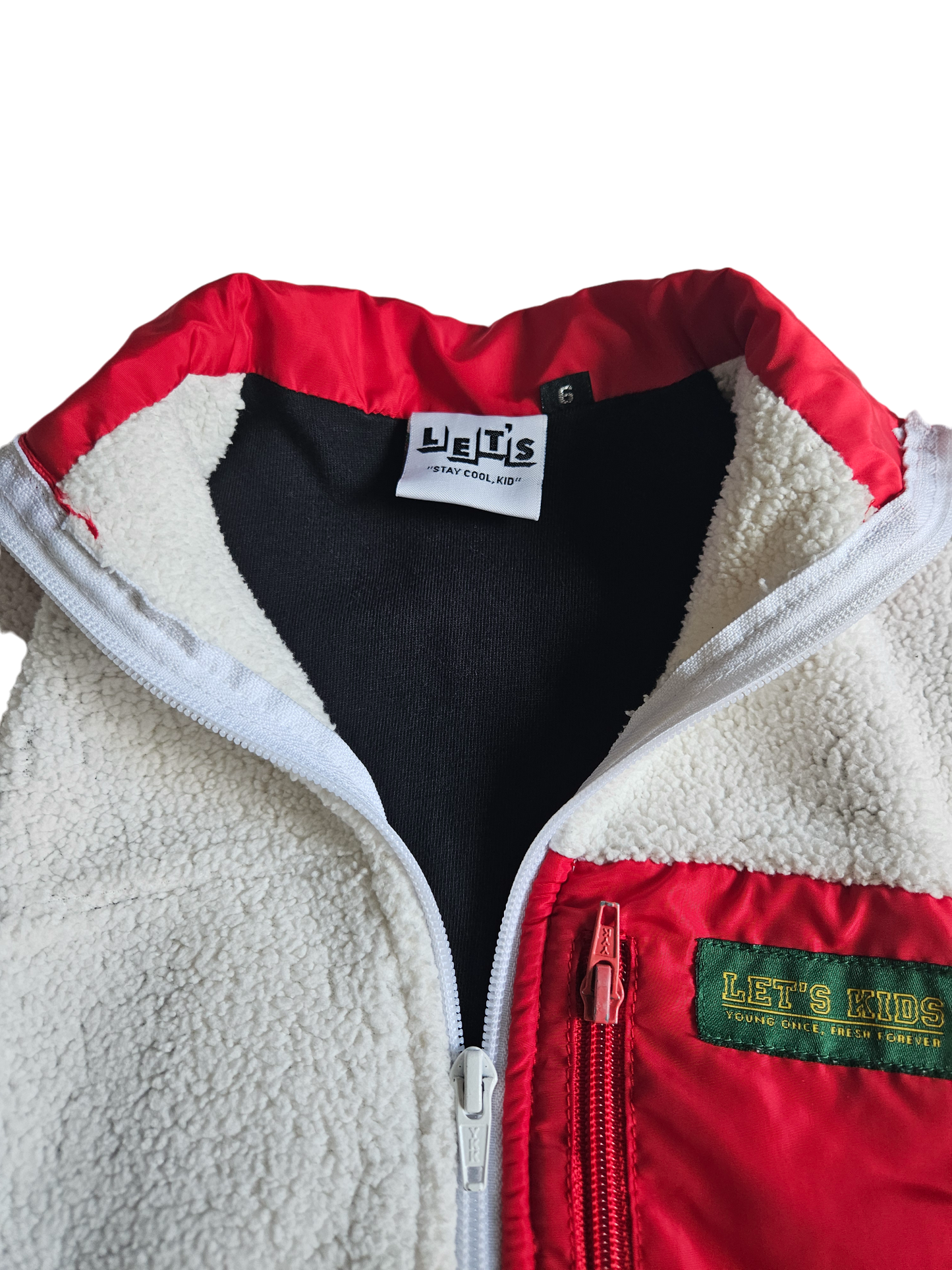 Let's Kids Sherpa jacket Size 6