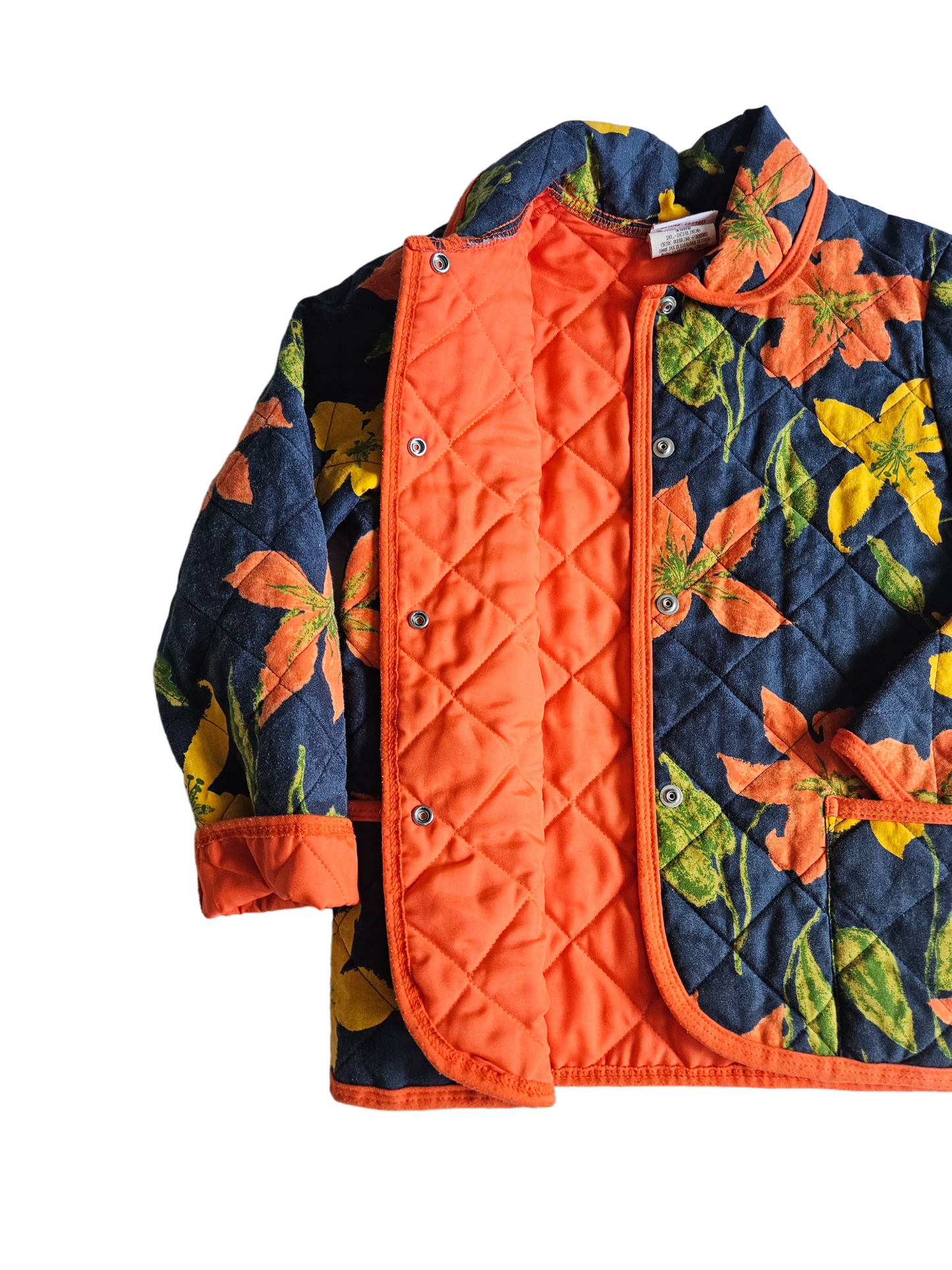 Vintage Milton Funwear quilted floral jacket Size 6
