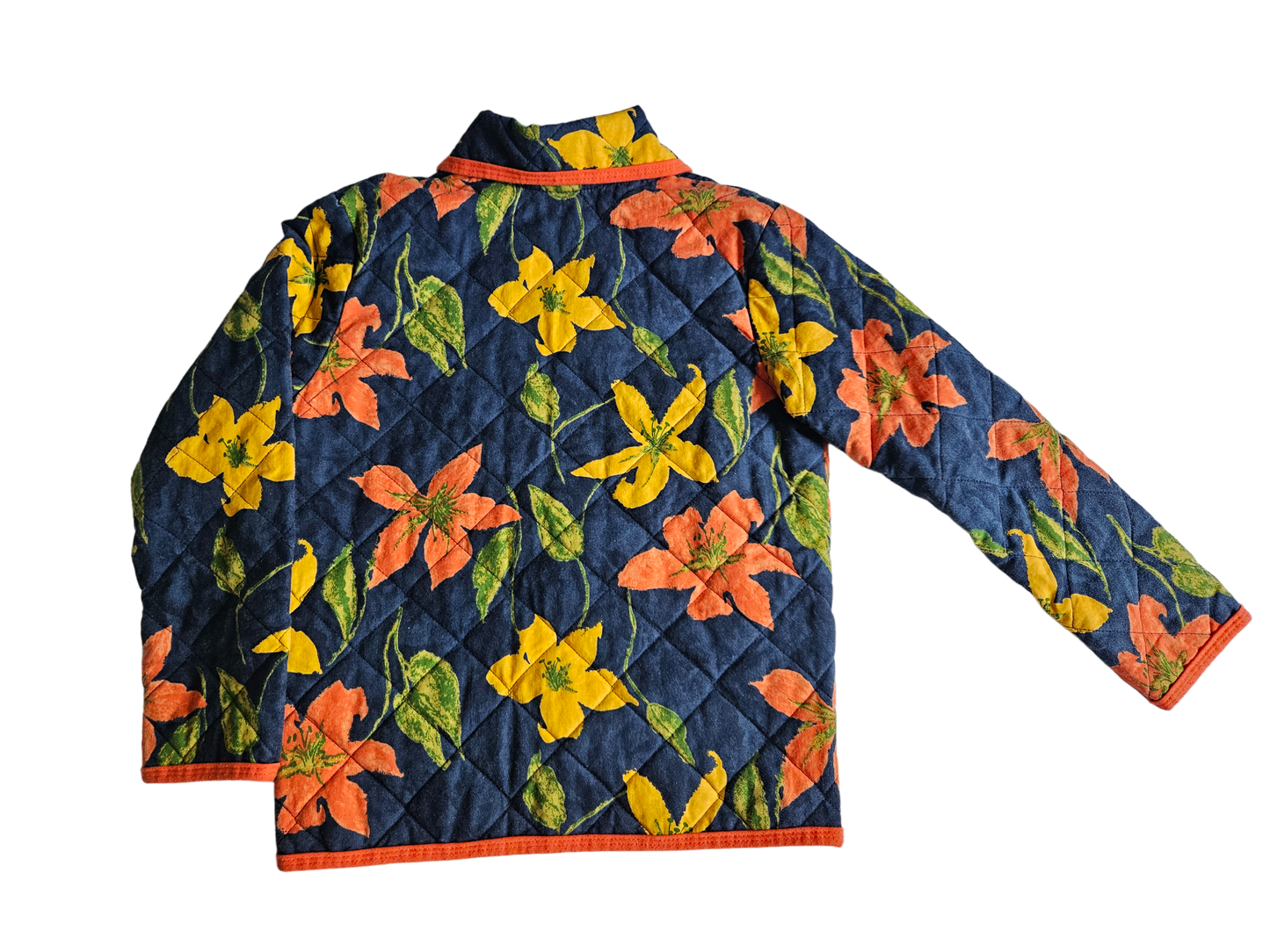 Vintage Milton Funwear quilted floral jacket Size 6