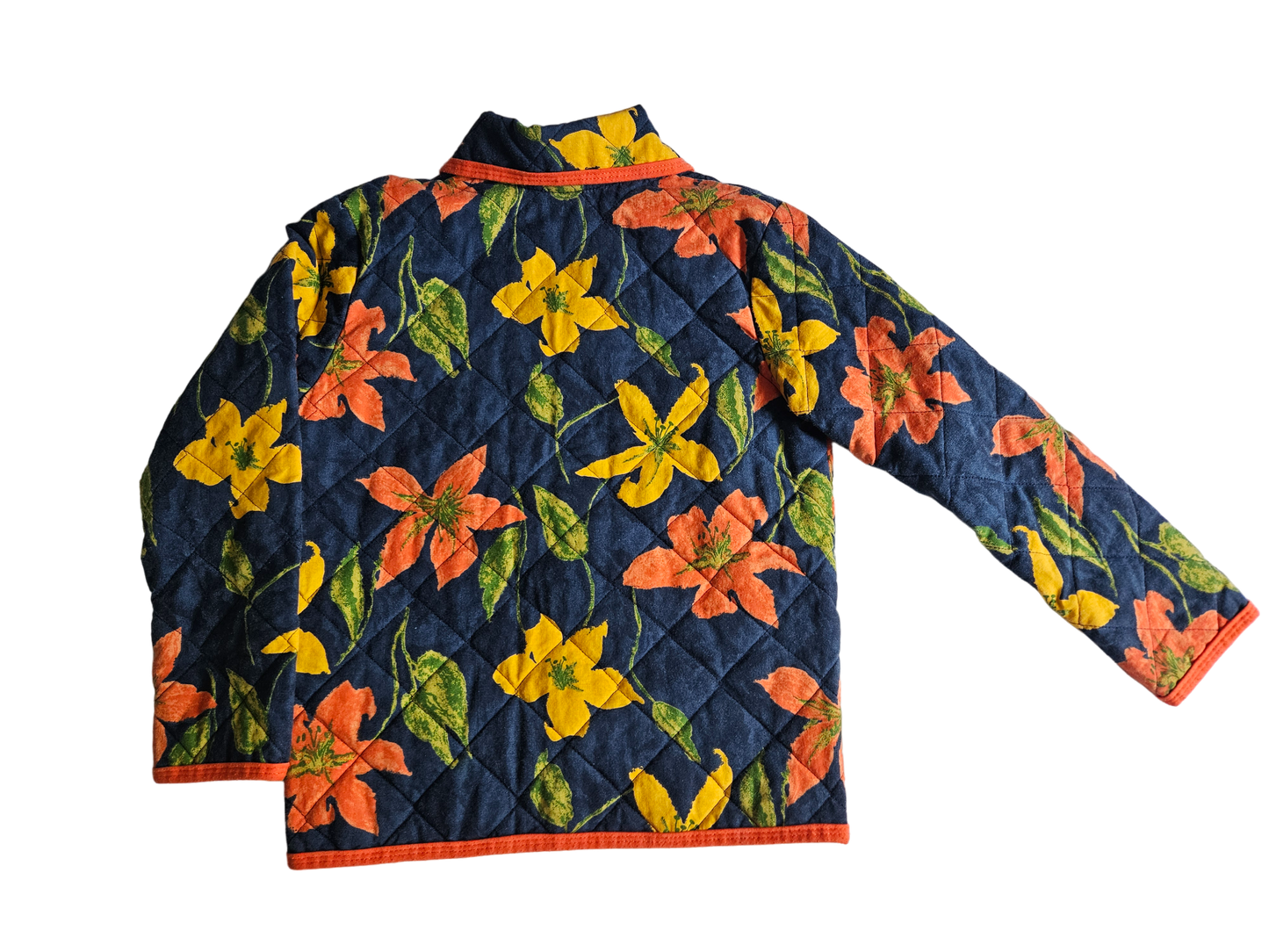 Vintage Milton Funwear quilted floral jacket Size 6