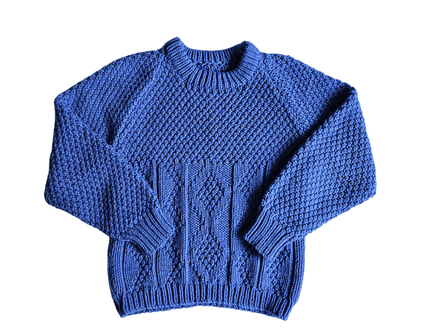 Mauve handknit sweater 4-6T