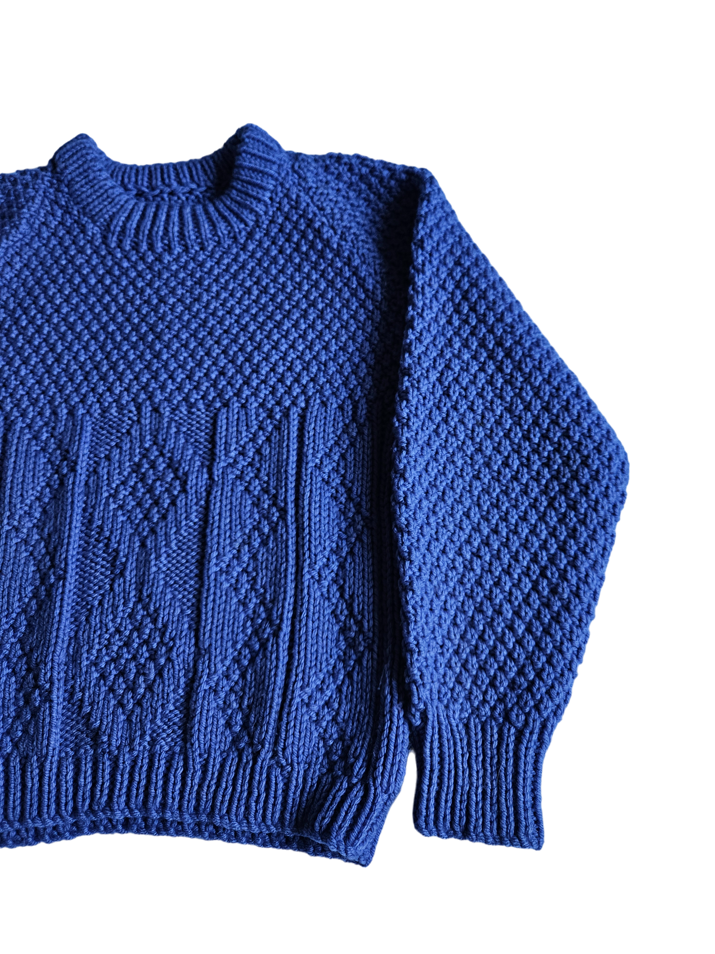 Mauve handknit sweater 4-6T