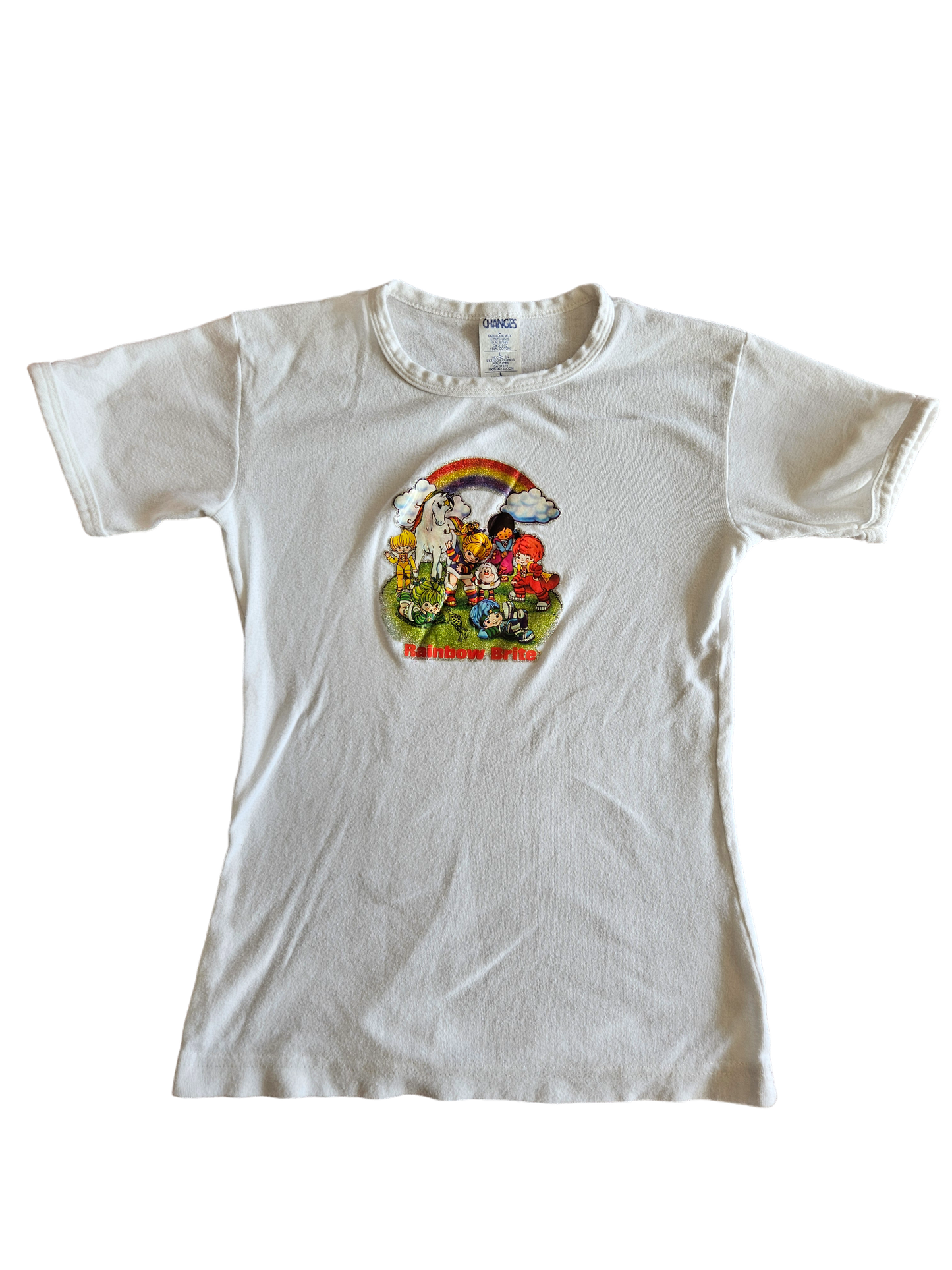 Vintage Rainbow Brite tee 6-8Y