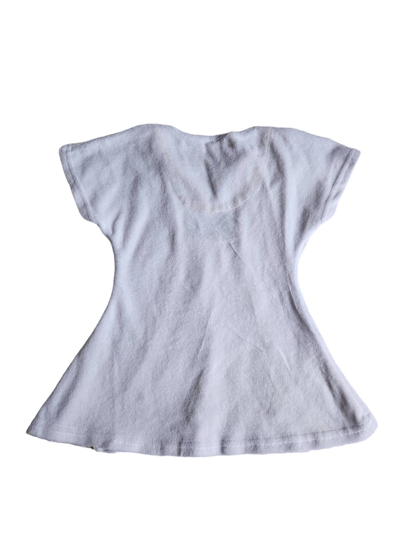 Frozen terry cloth dress/swim cover 2T