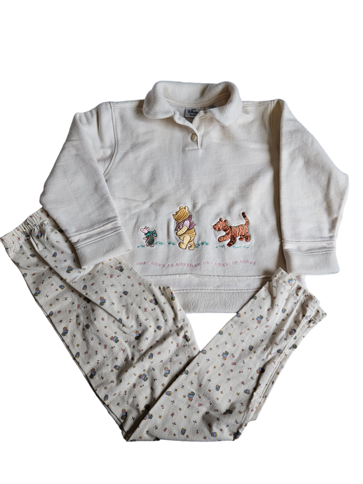 Vintage Disney Winnie the Pooh two piece lounge set 10-12Y