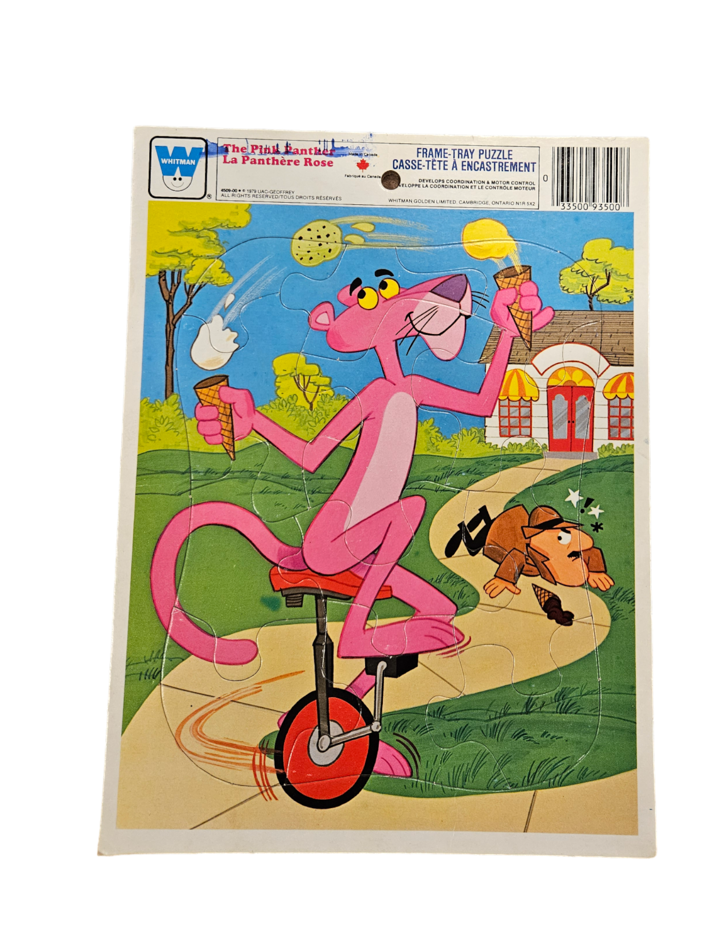 Vintage Pink Panther Tray Puzzle