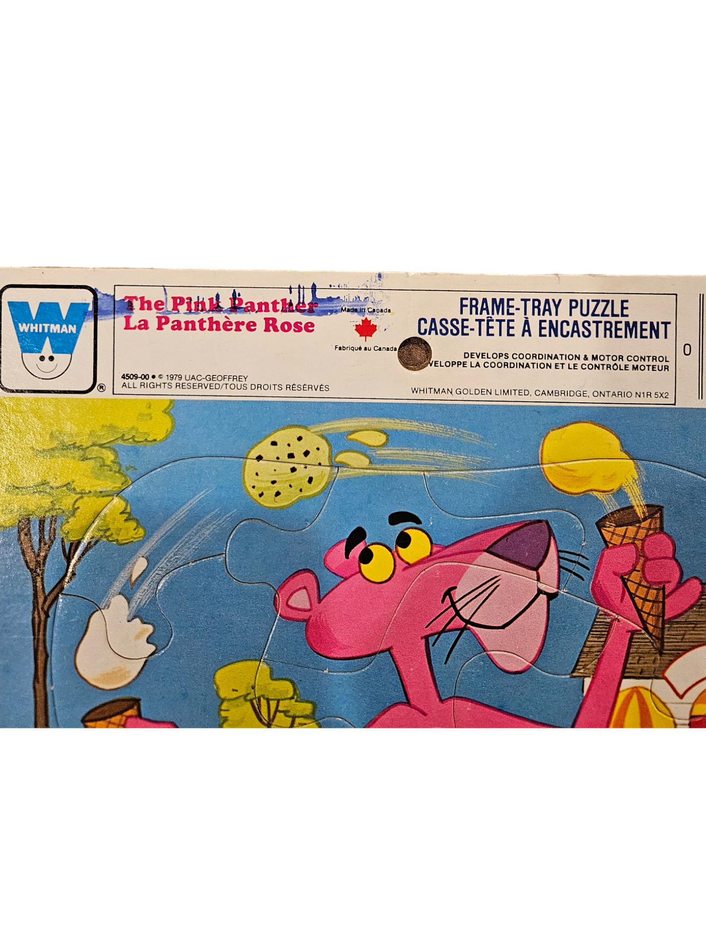 Vintage Pink Panther Tray Puzzle