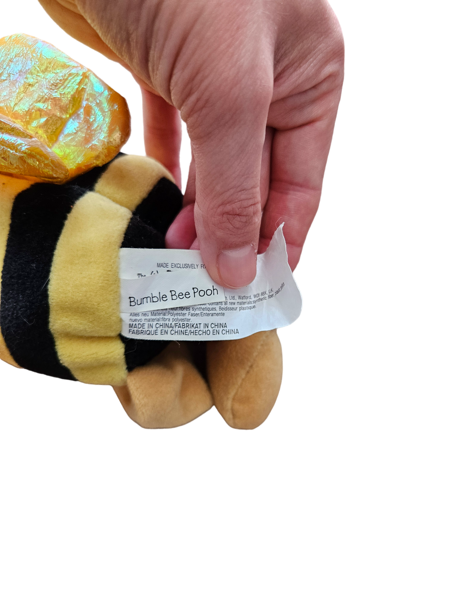 Disney Winnie the Pooh Bumble Bee Pooh Beanie baby