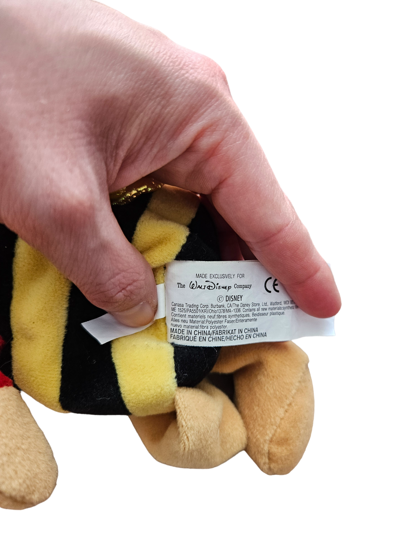 Disney Winnie the Pooh Bumble Bee Pooh Beanie baby
