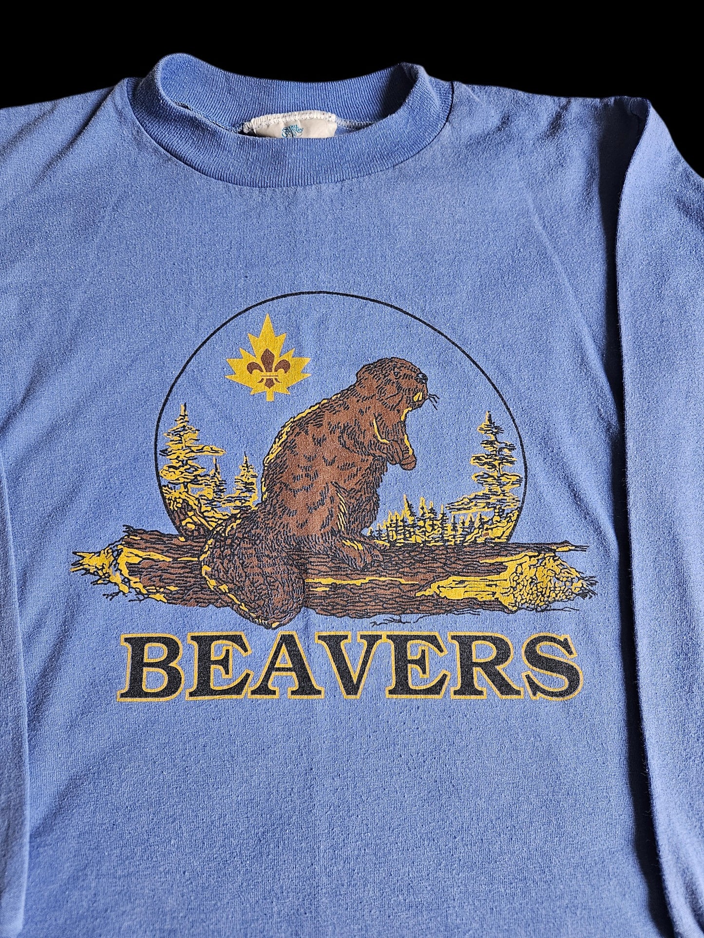 Vintage Beavers long sleeve tee Youth S