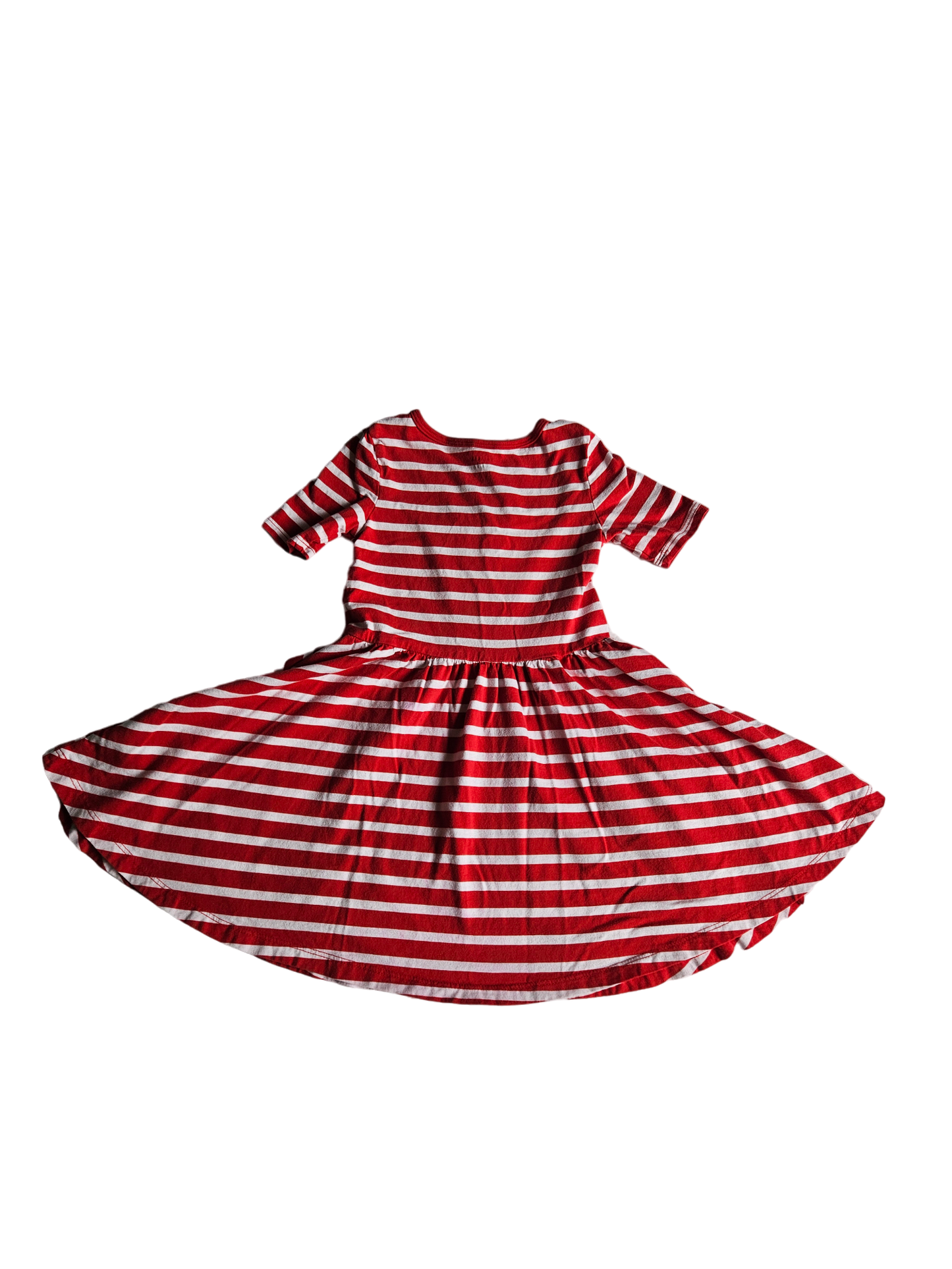 Carters red striped dress 5T