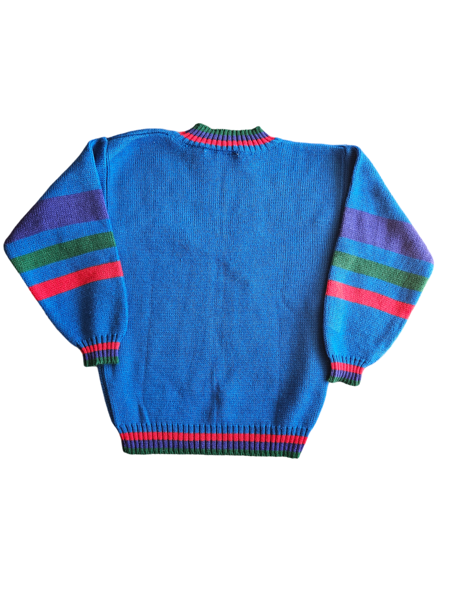 Vintage Hot Fudge acrylic knit Youth M (10/12)