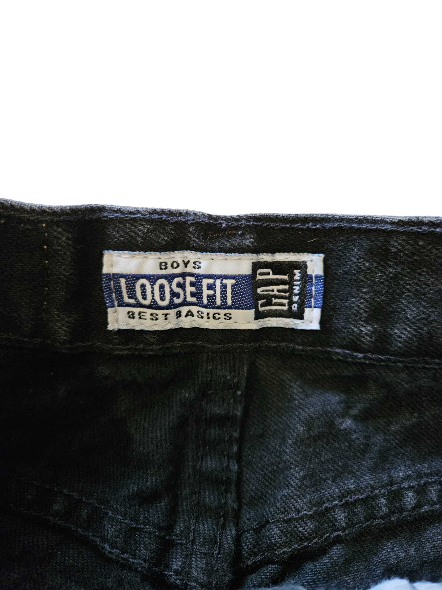 Vintage Gap black loose fit jeans Tagged 10 for 8-10y