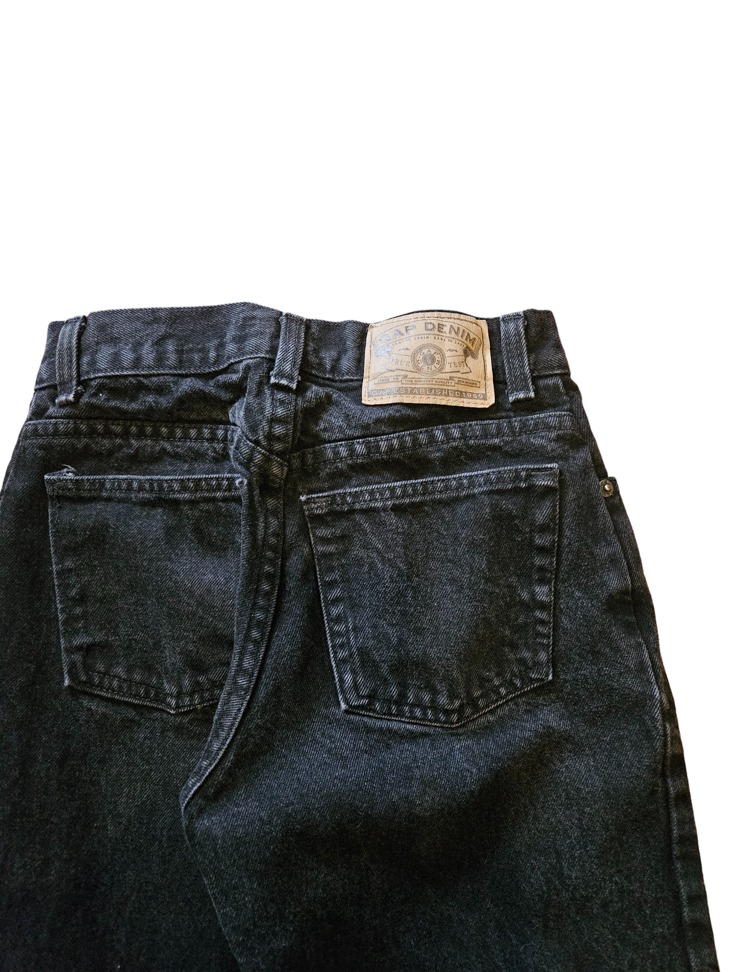 Vintage Gap black loose fit jeans Tagged 10 for 8-10y