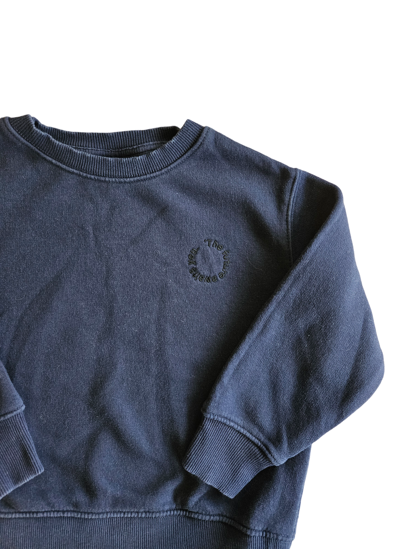 Zara "the future awaits you" crewneck Size 7