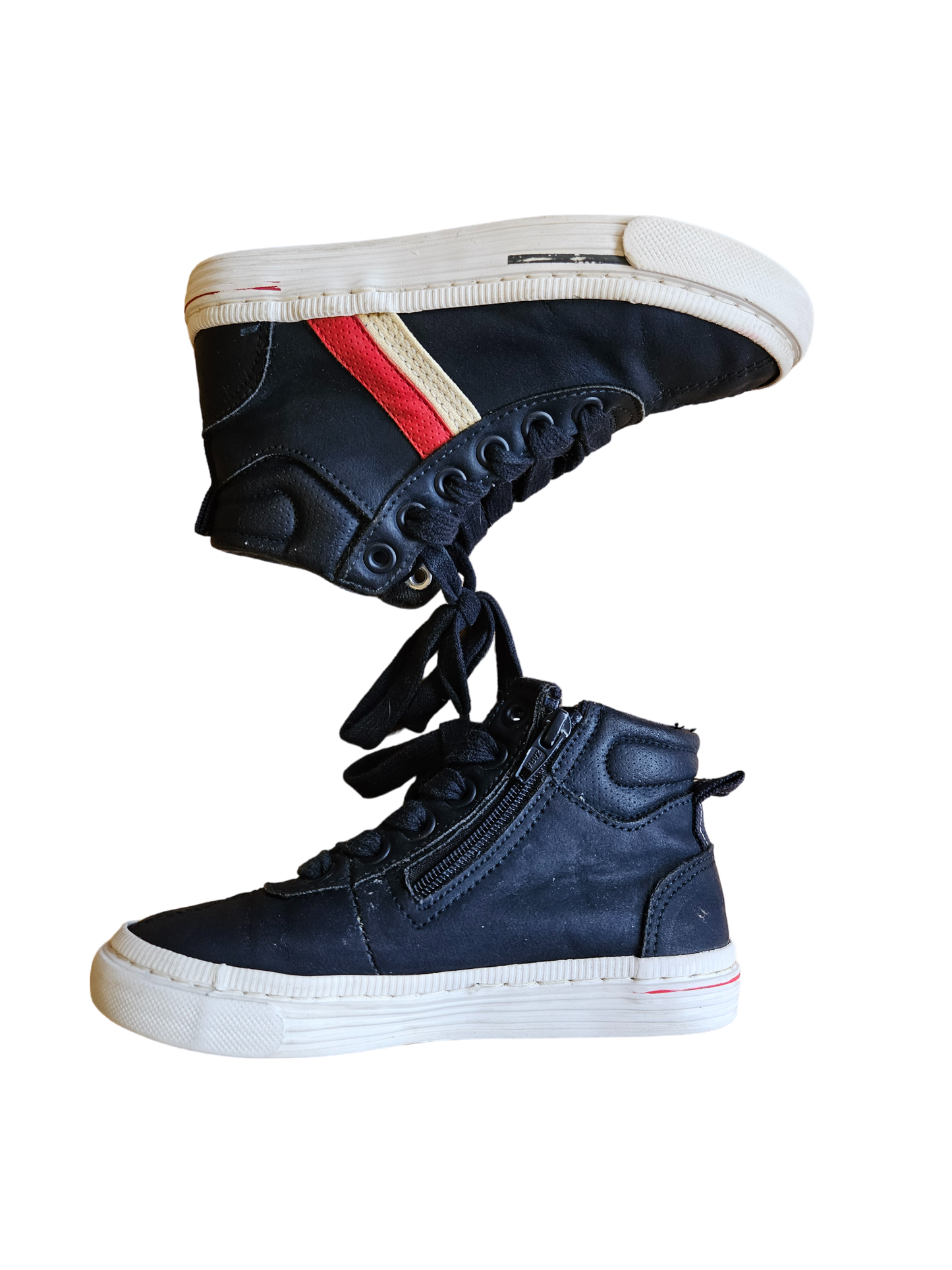 Zara navy high tops EUR 26/27, equivalent to C9.5/10.5