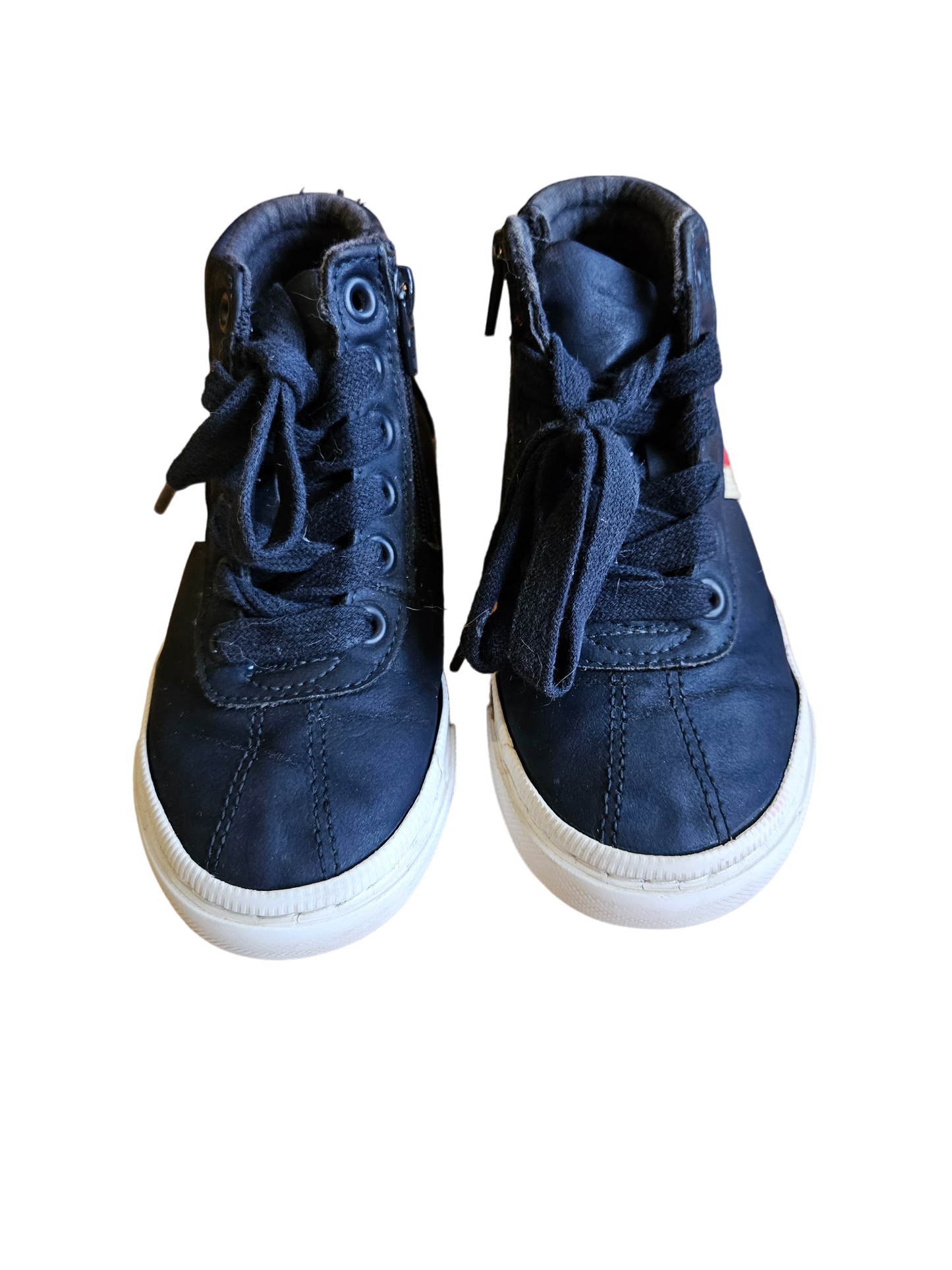 Zara navy high tops EUR 26/27, equivalent to C9.5/10.5