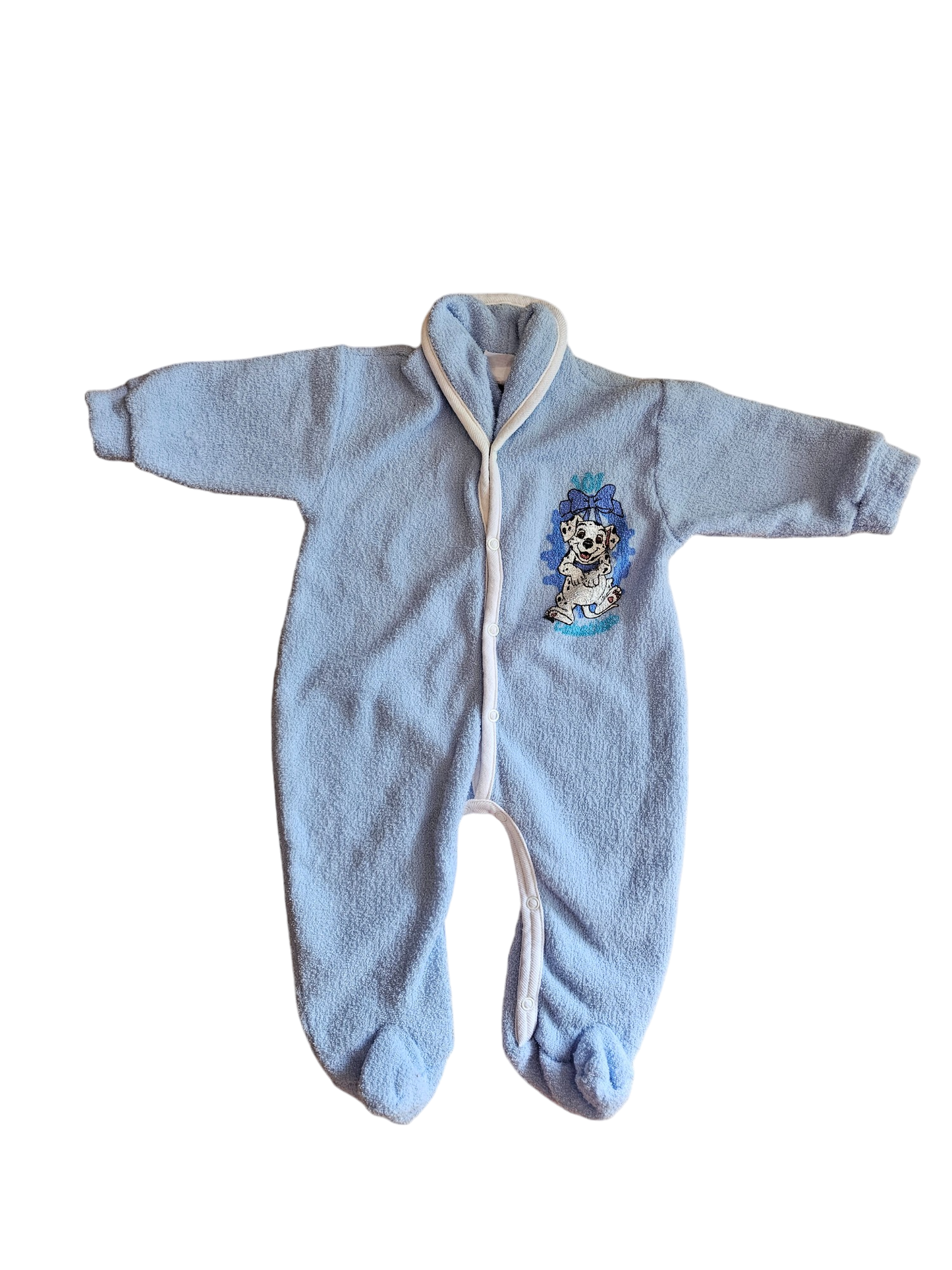 Vintage 101 Dalmations fleece sleeper 12M