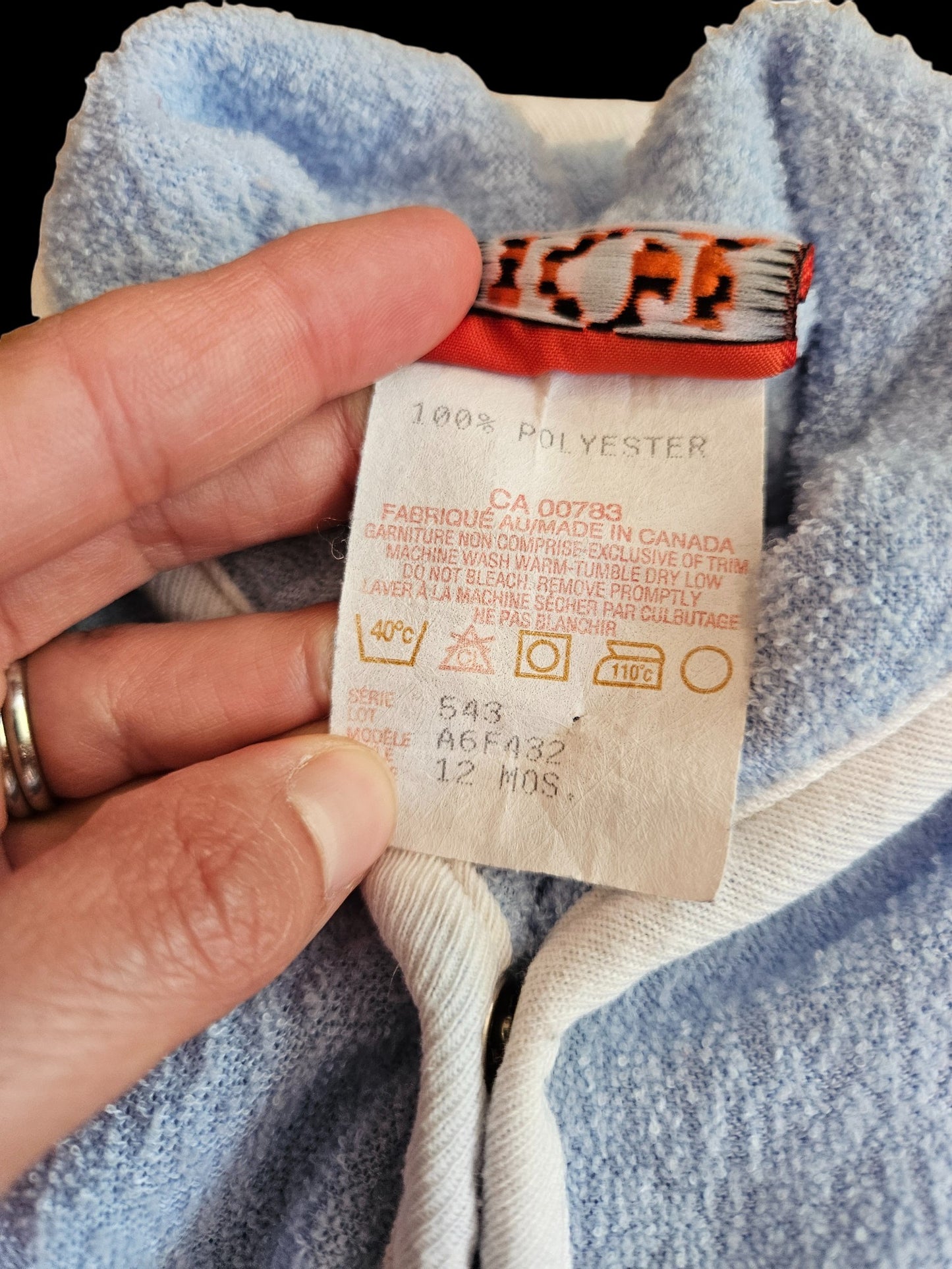 Vintage 101 Dalmations fleece sleeper 12M
