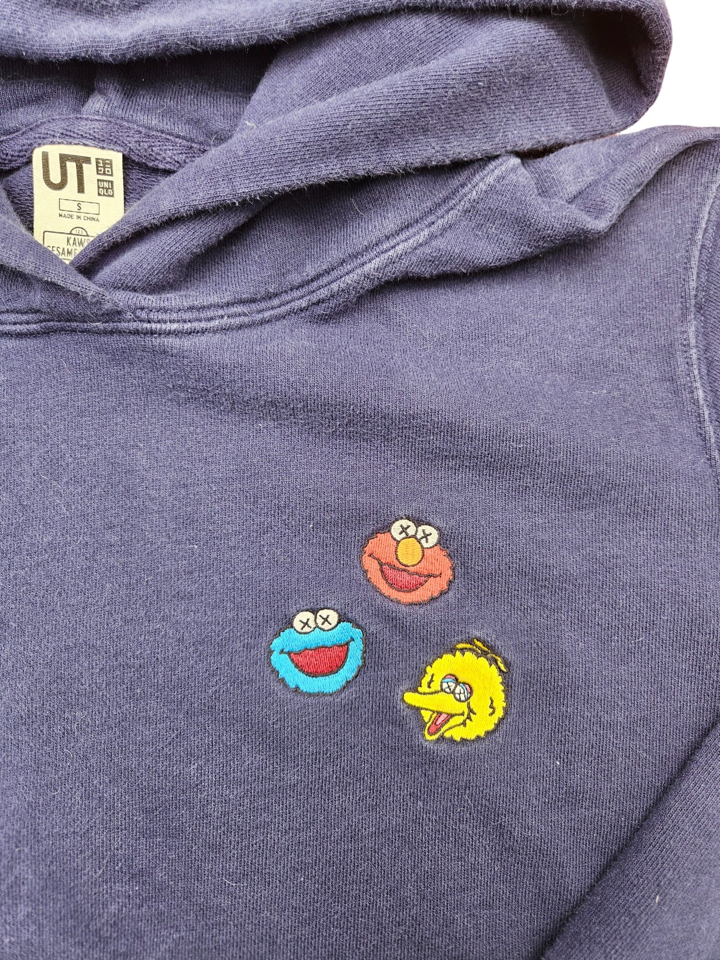 Uniqlo X Kaws Sesame Street collab hoodie Tagged womens S