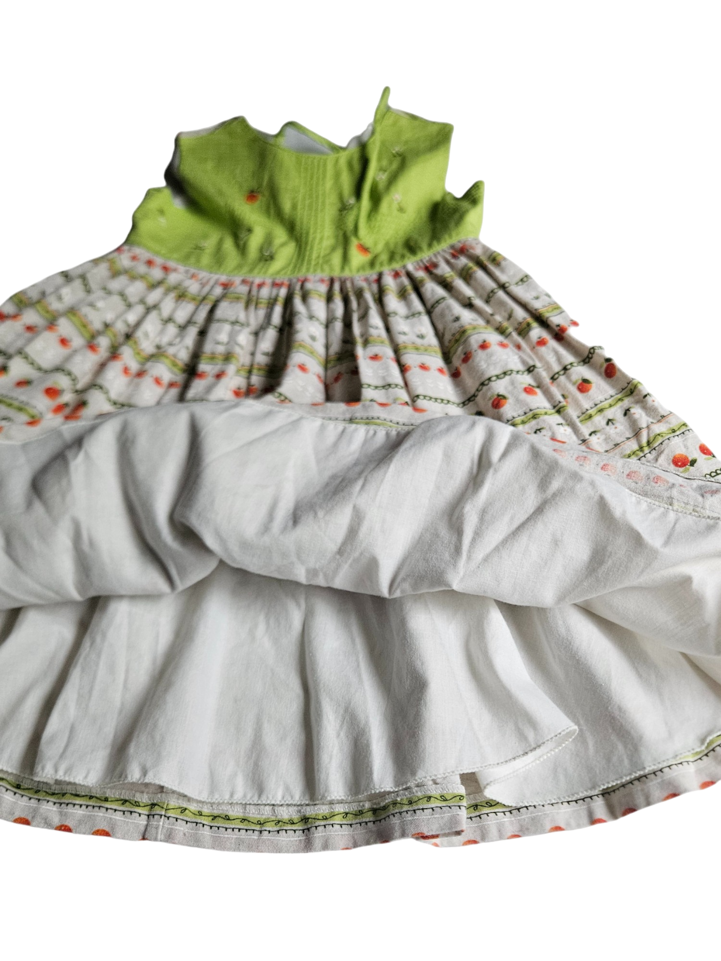 Fruit and floral print dress Size 6