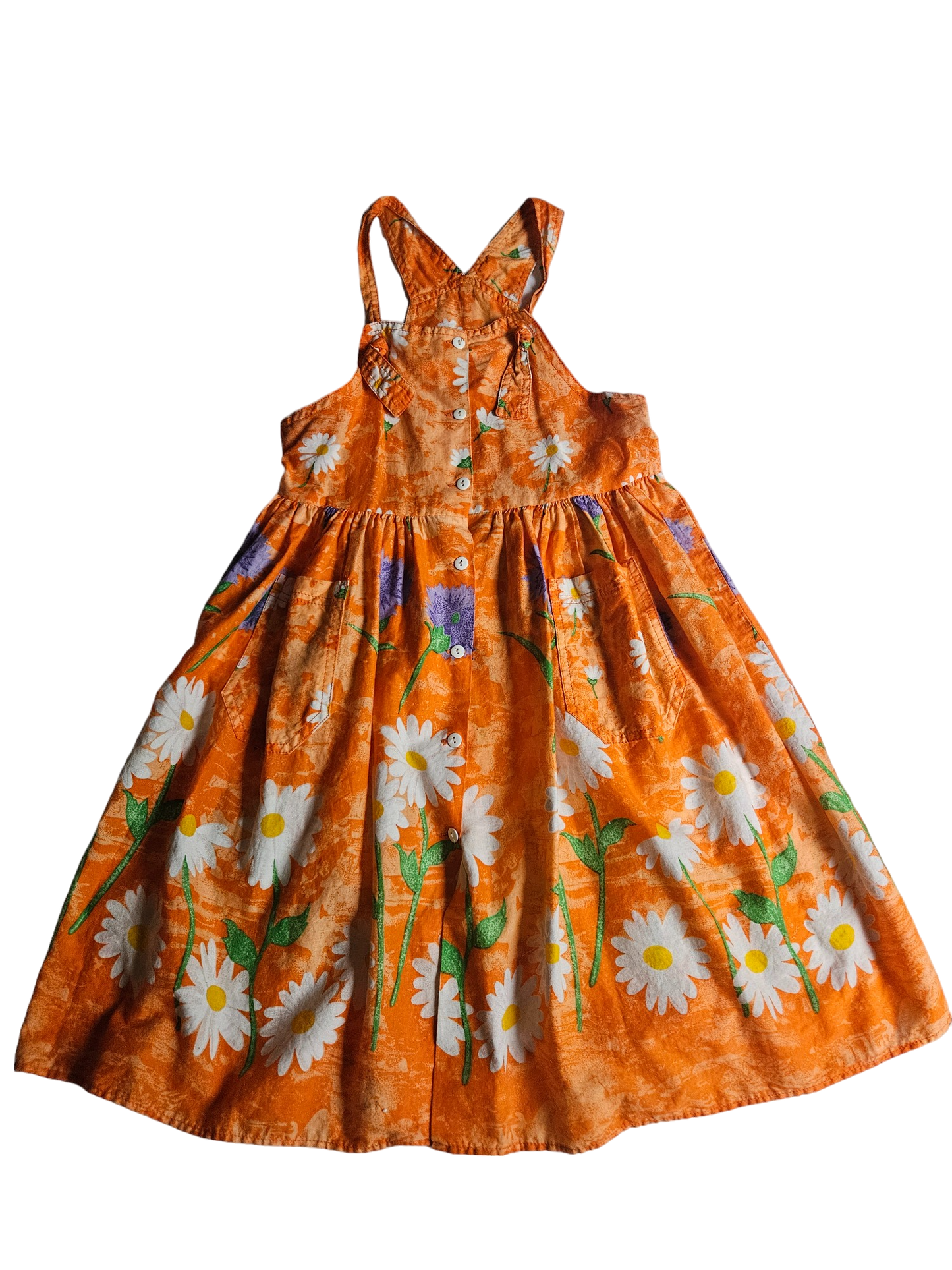 Daisy print dress Tagged 146 from 8-10y