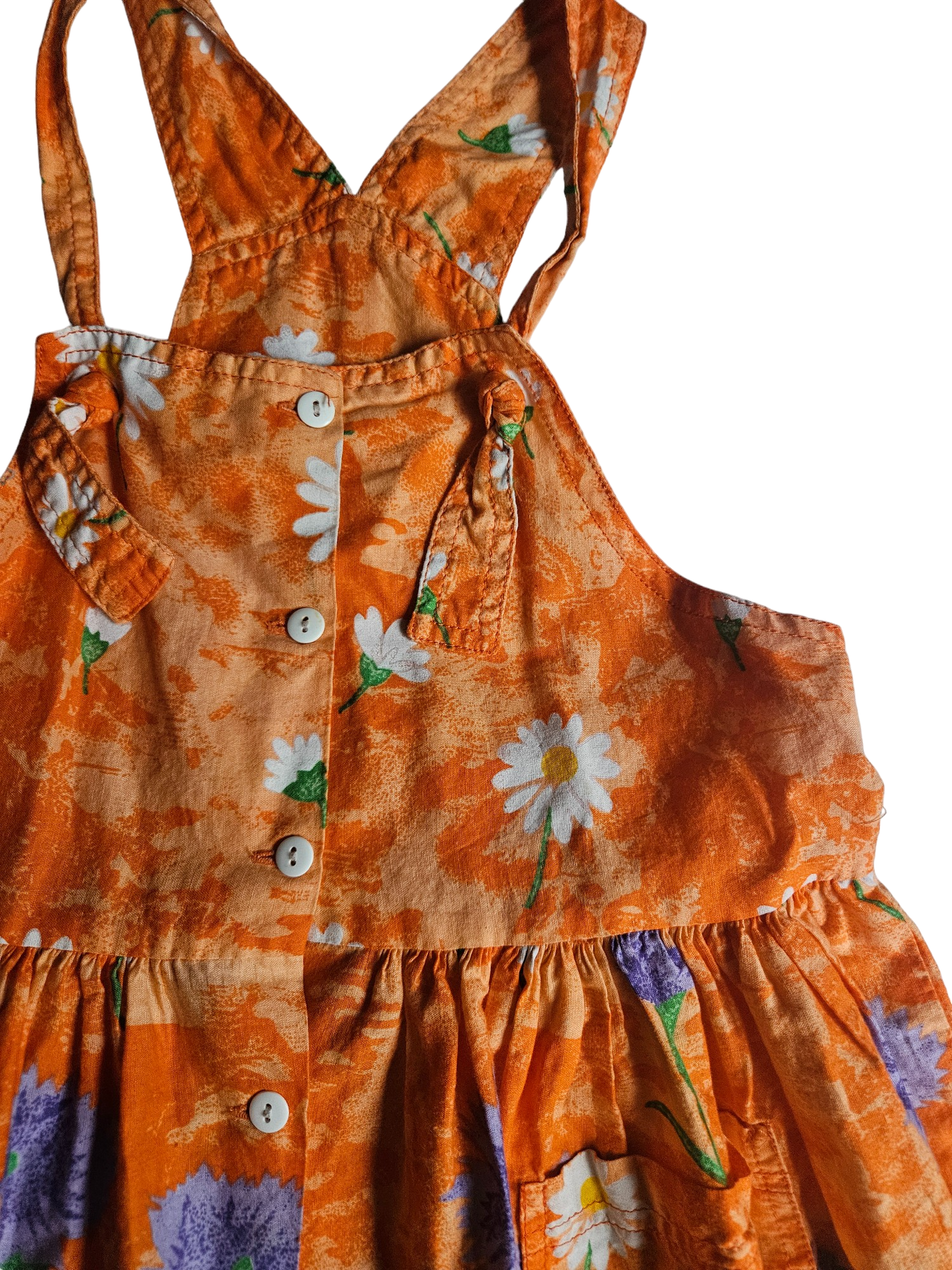 Daisy print dress Tagged 146 from 8-10y