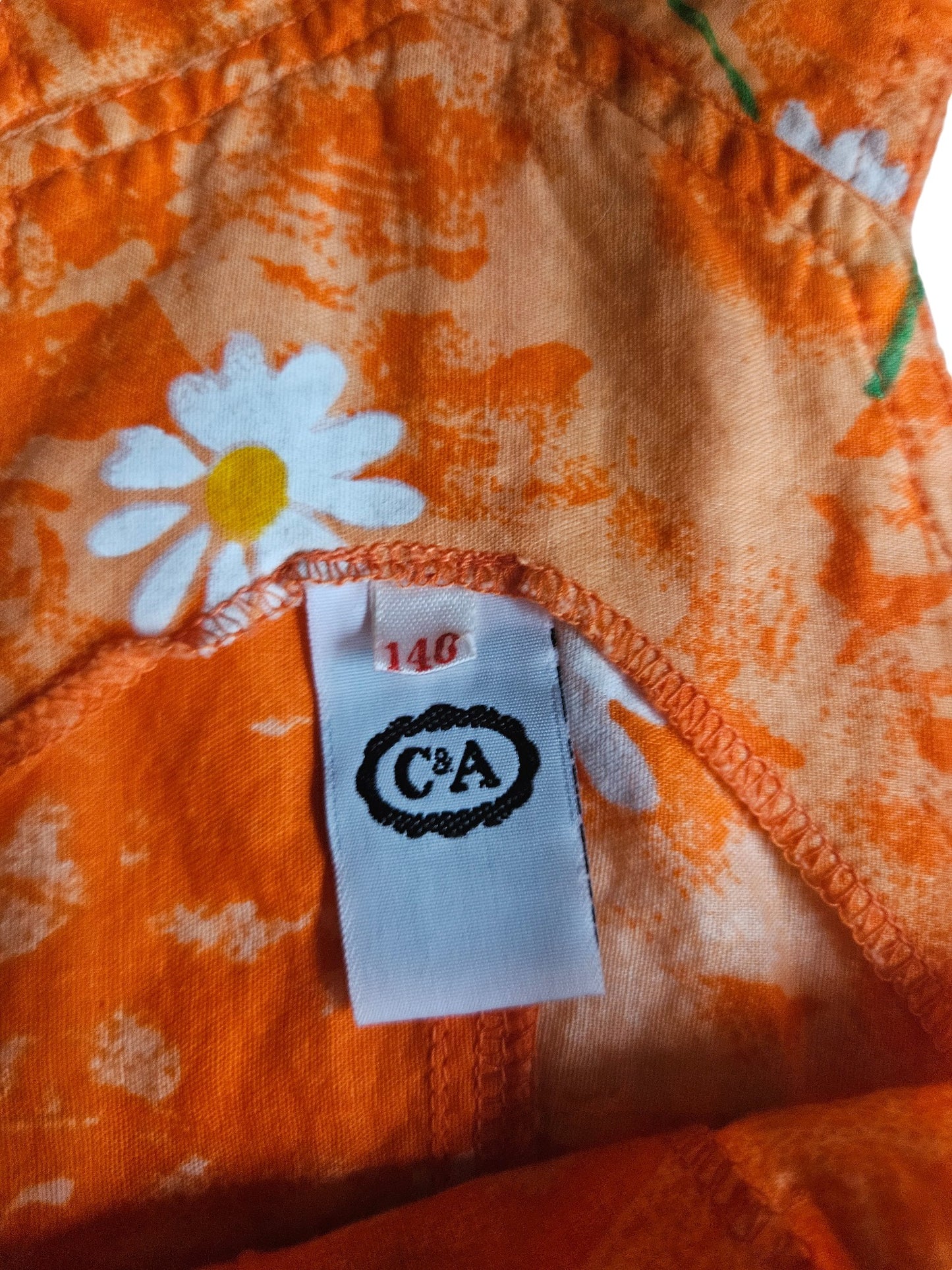 Daisy print dress Tagged 146 from 8-10y