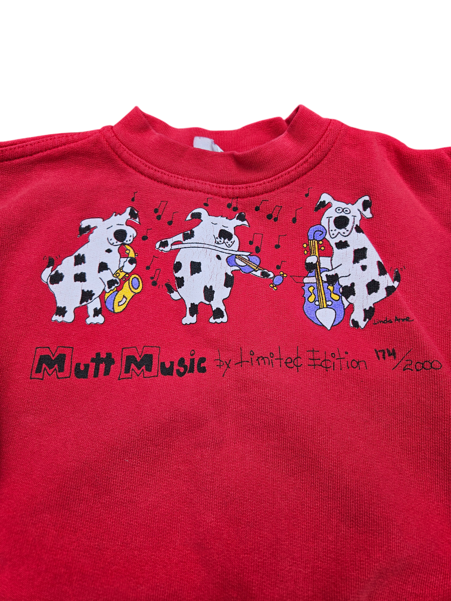 Vintage Marci Lipman Limited Editions Mutt Music crewneck tagged size 4
