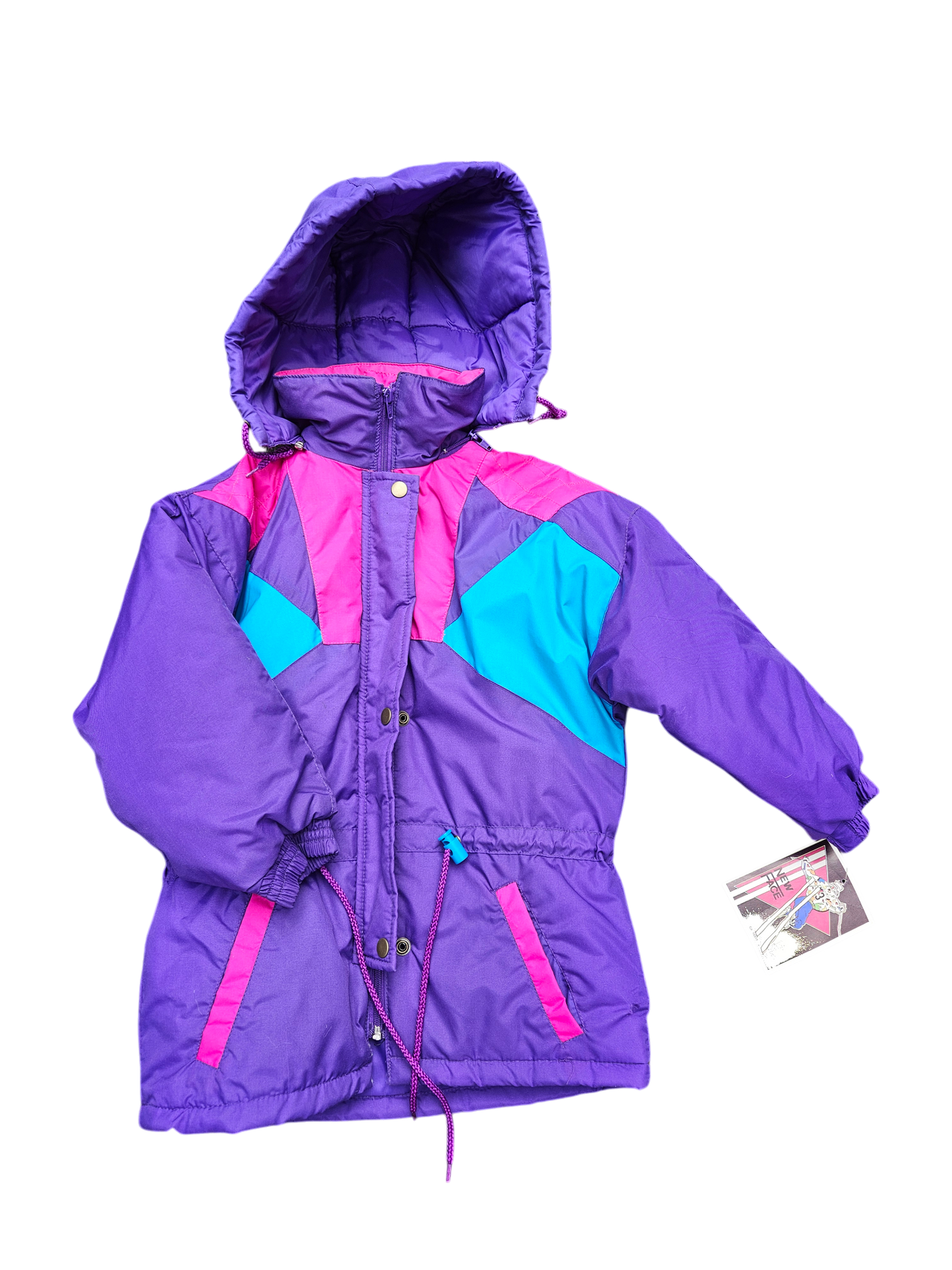 Vintage New Face ski jacket Size 7 NWT