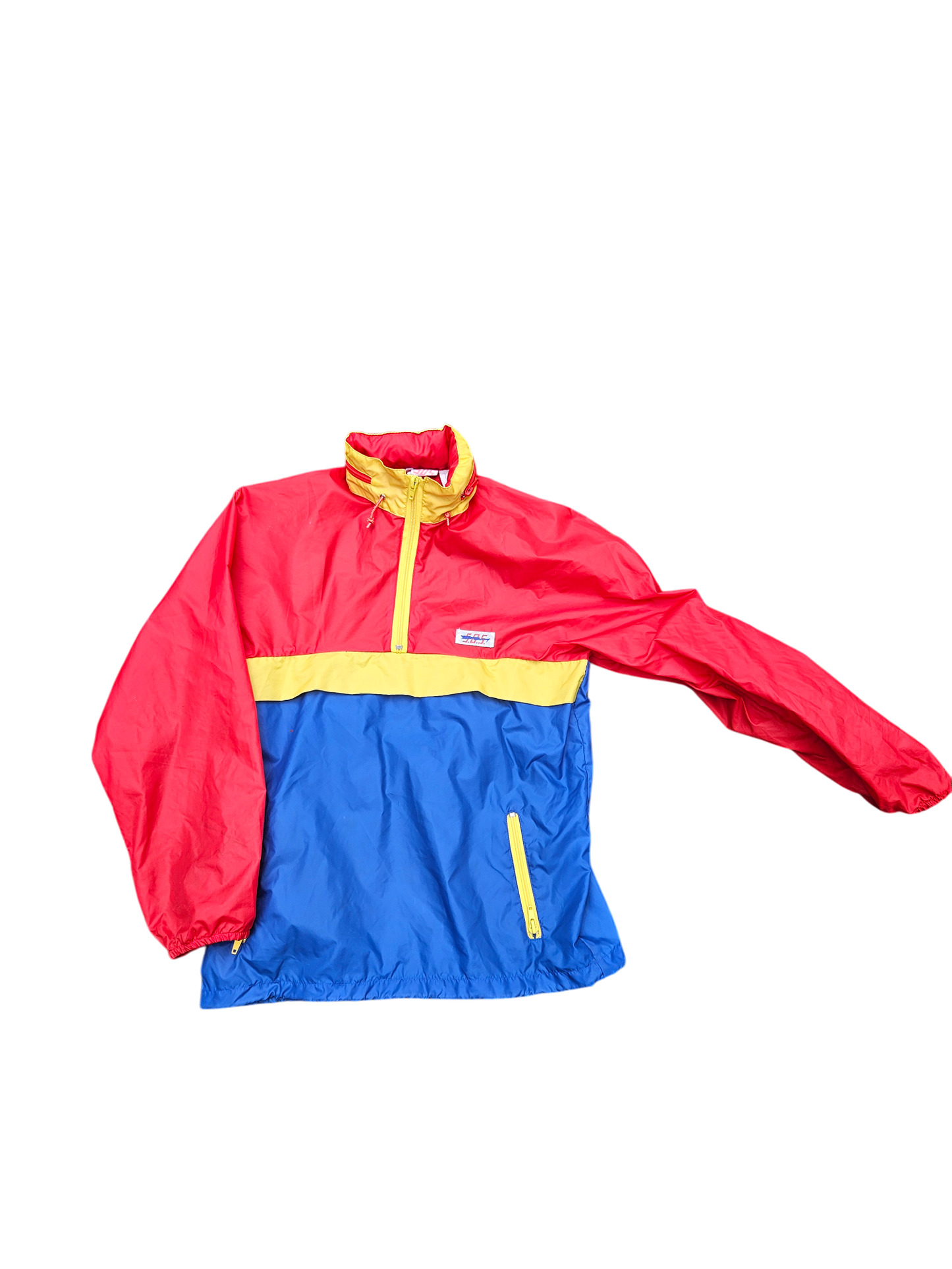 Vintage colourblock shell/anorak 10-12Y